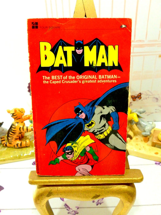 The Legend of Batman who he is and how he came to be Rare 1st Ed Paperback Bob Kane 1966 Graphic Novel