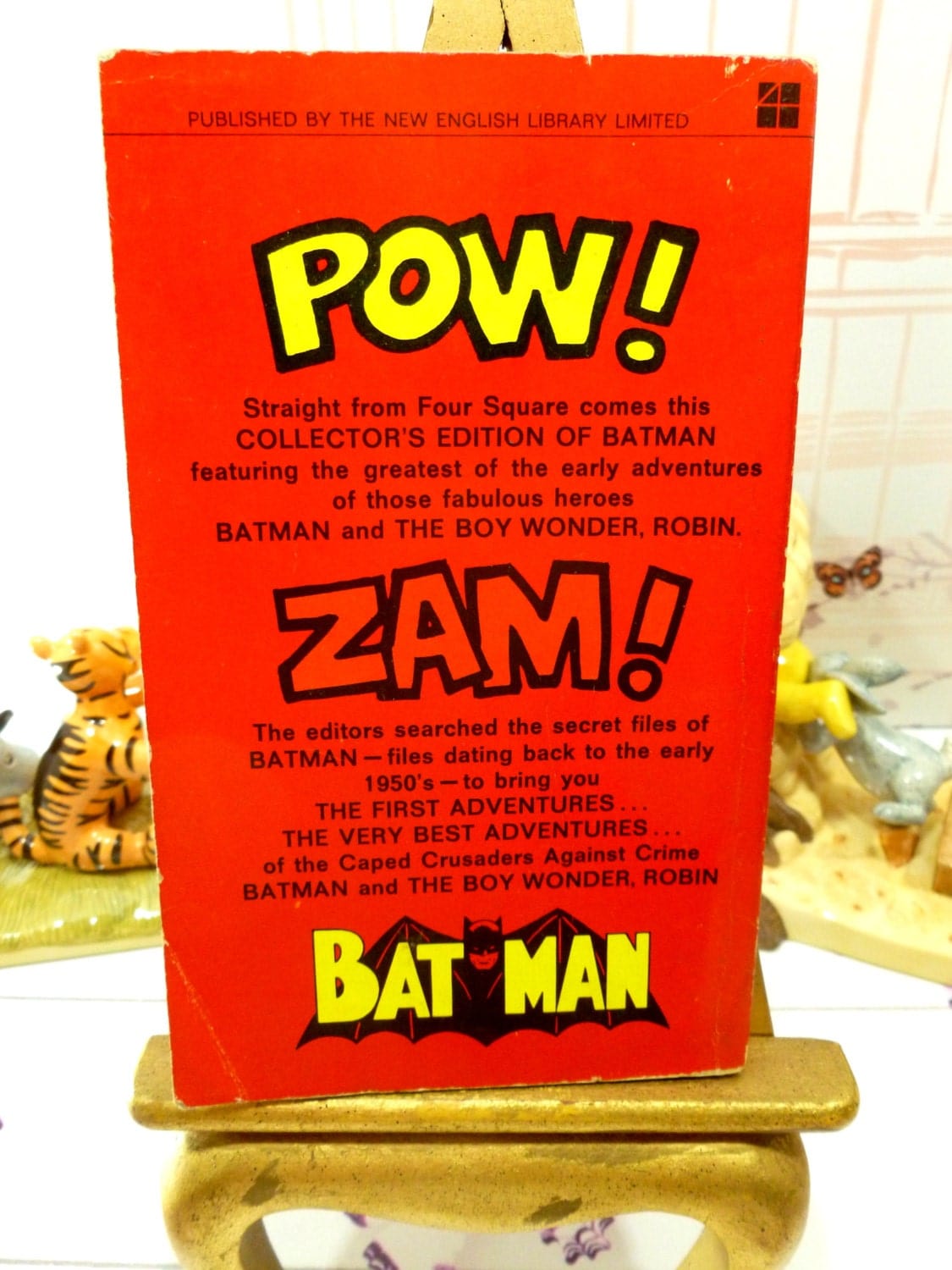 The Legend of Batman who he is and how he came to be Rare 1st Ed Paperback Bob Kane 1966 Graphic Novel