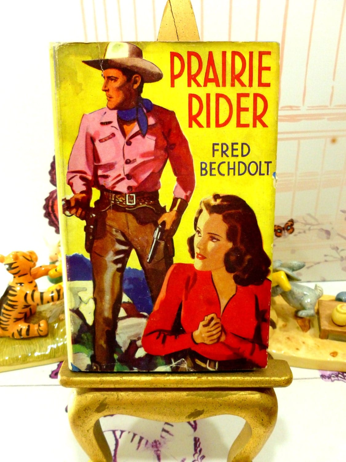 Cowboy Western Prairie Rider Fred Bechdolt 1930s Classic Tale of the Old West 1st Ed.