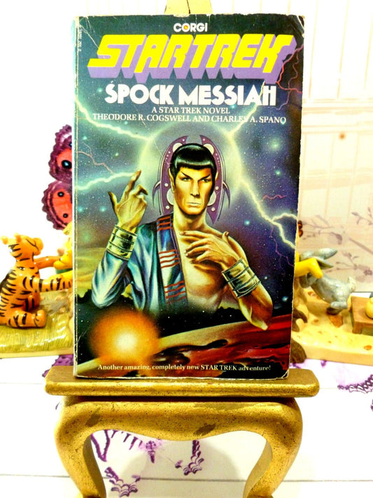 Star Trek Spock Messiah 1st Ed 1st Printing Star Trek Novel Corgi Paperback Cogswell and Spano 1977