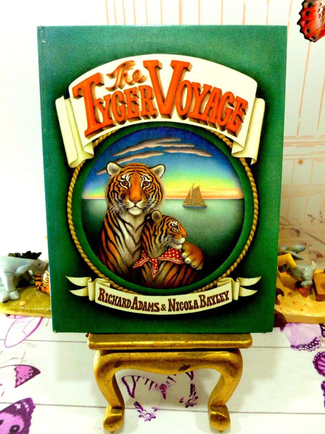 The Tyger Voyage Richard Adams Watership Down Author Vintage Children's Book 1st Ed.