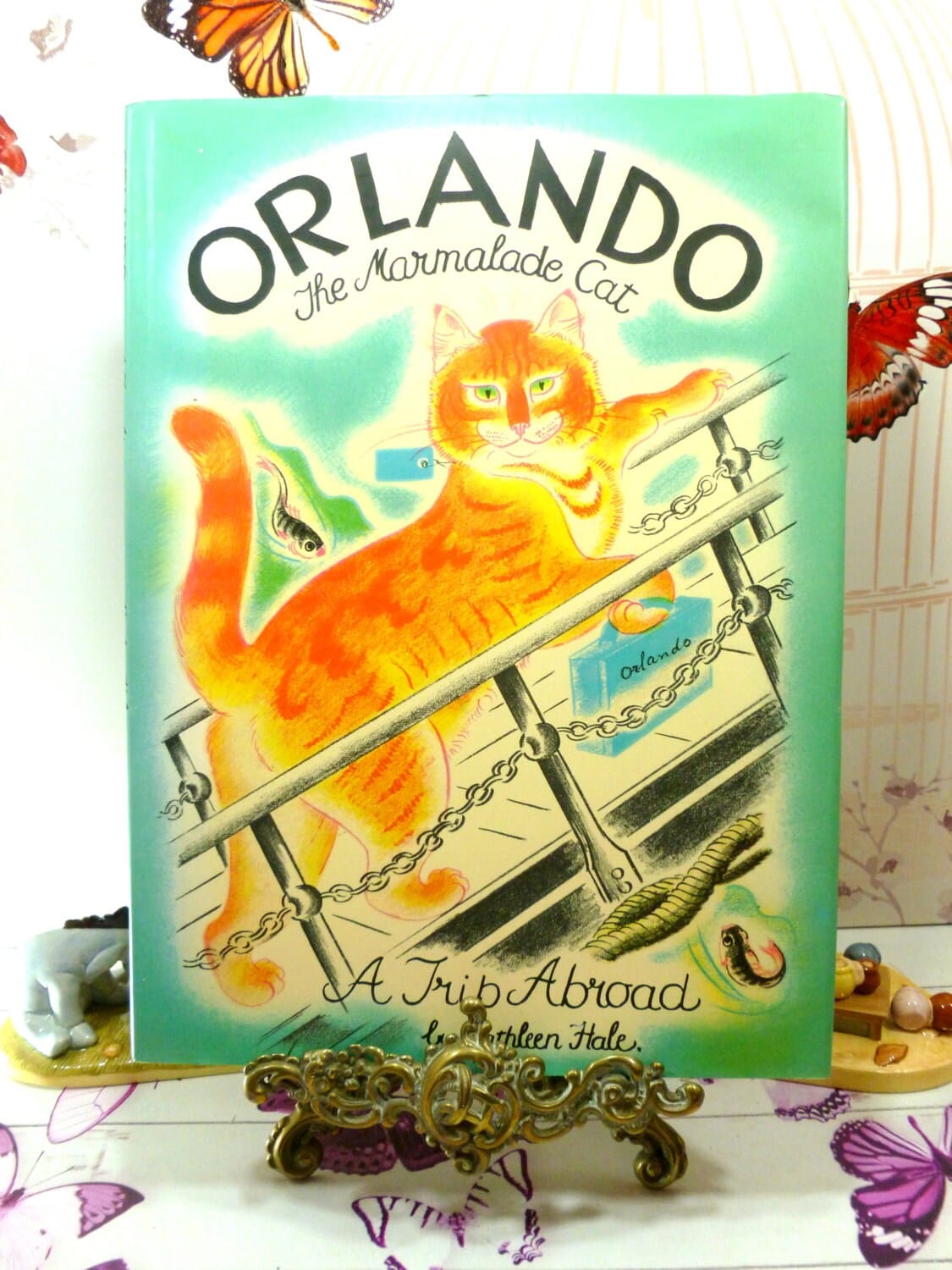 Orlando the Marmalade Cat Beautifully Illustrated Large Childrens Book by Kathleen Hale 1st Edition Thus 1990s