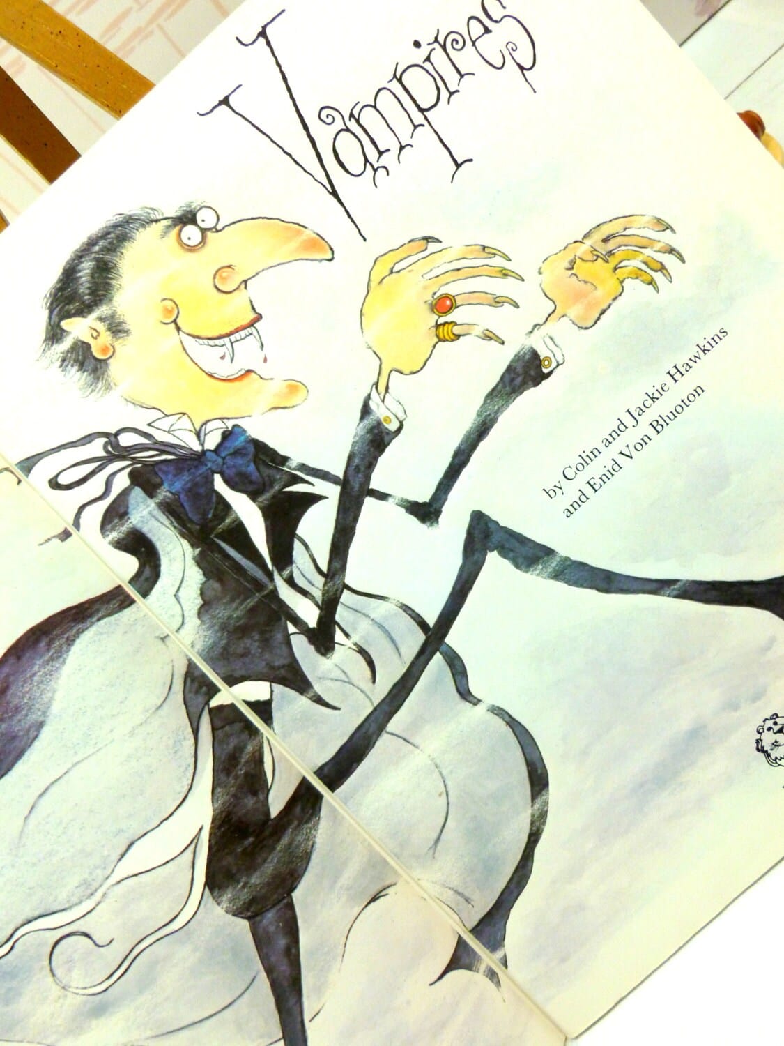 Vampires by Colin Hawkins Humorous Childrens Comic Spooky Book about Vampires and their lifestyles and history