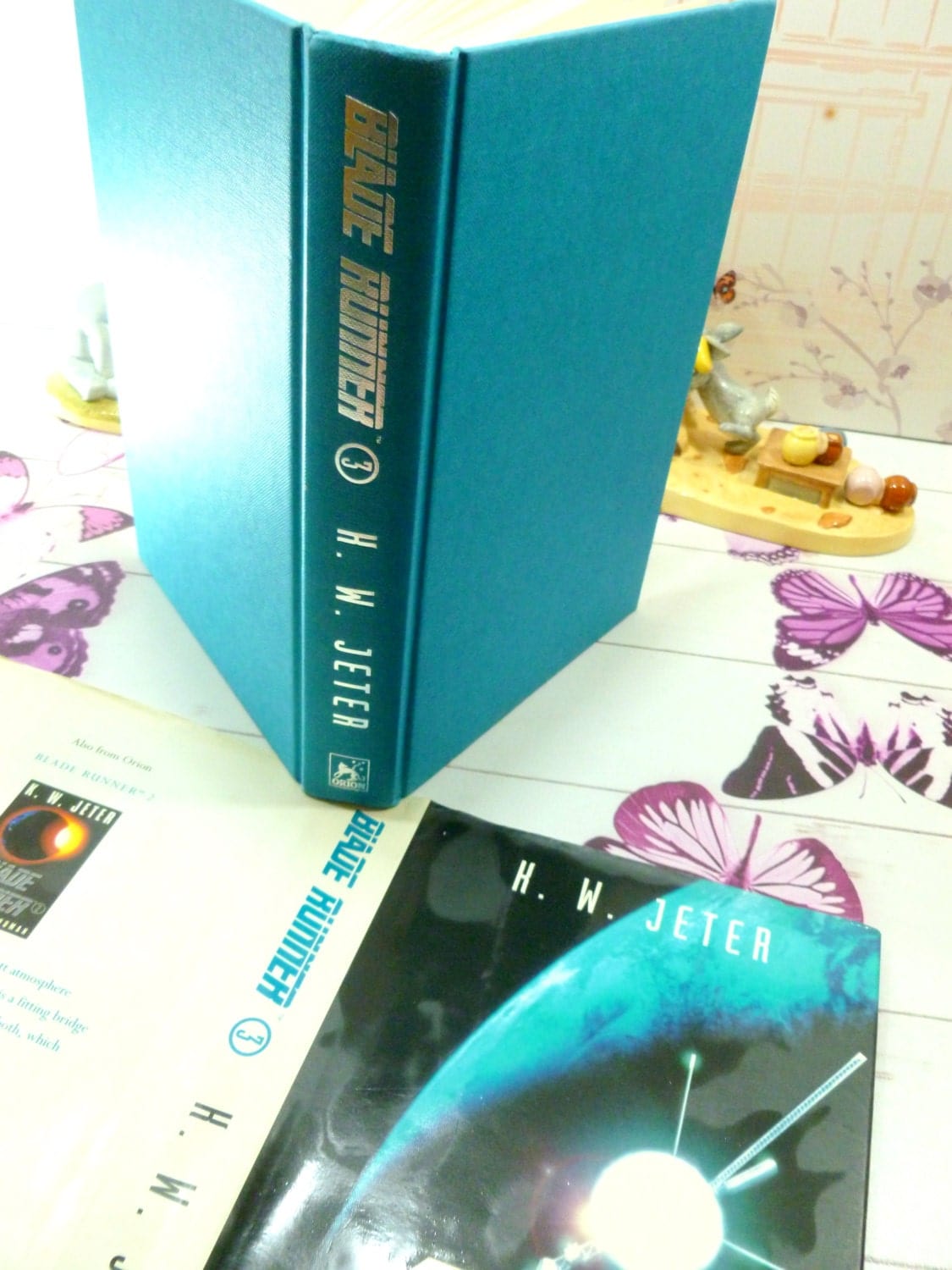 Vintage Sci Fi Book Blade Runner Replicant Night 1st Ed First Printing Hardback K W Jeter