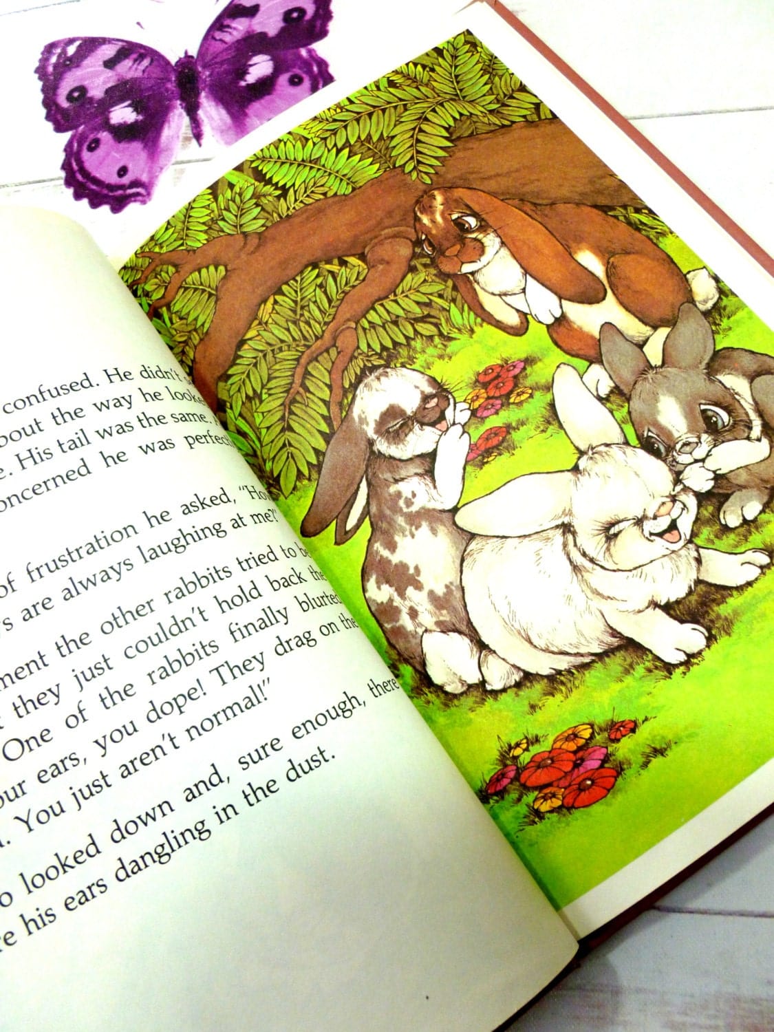 Leo the Lop Fun Lop Eared Bunny Rabbit Vintage Childrens Story Book Hardcover Cosgrove