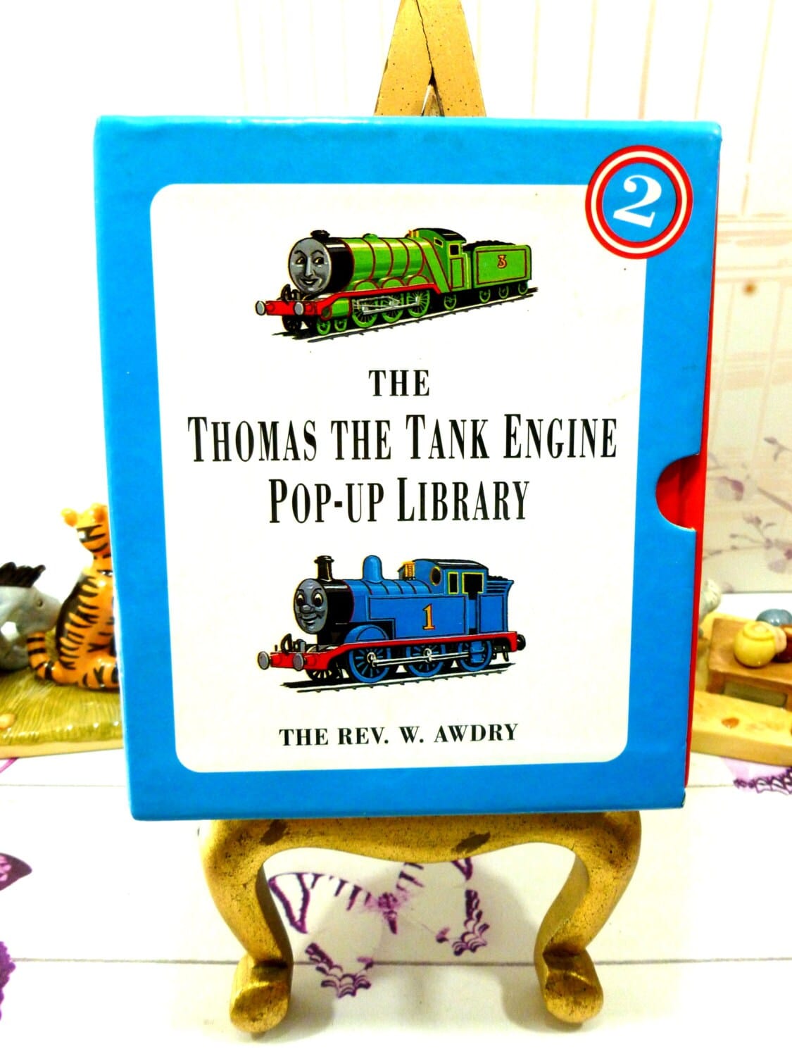 Thomas the Tank Engine Pop up 4 book set Thomas goes fishing Henry the Green Engine the Elephant and Flying Kipper