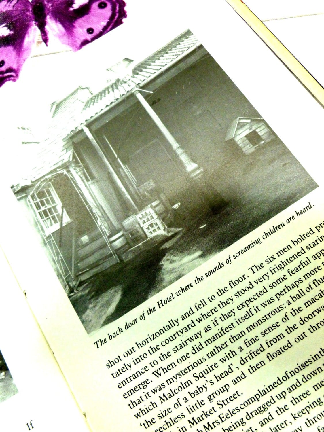Vintage Hardback Book Ghosts over Britain True Accounts of Modern Hauntings with Dust Jacket Excellent 1977