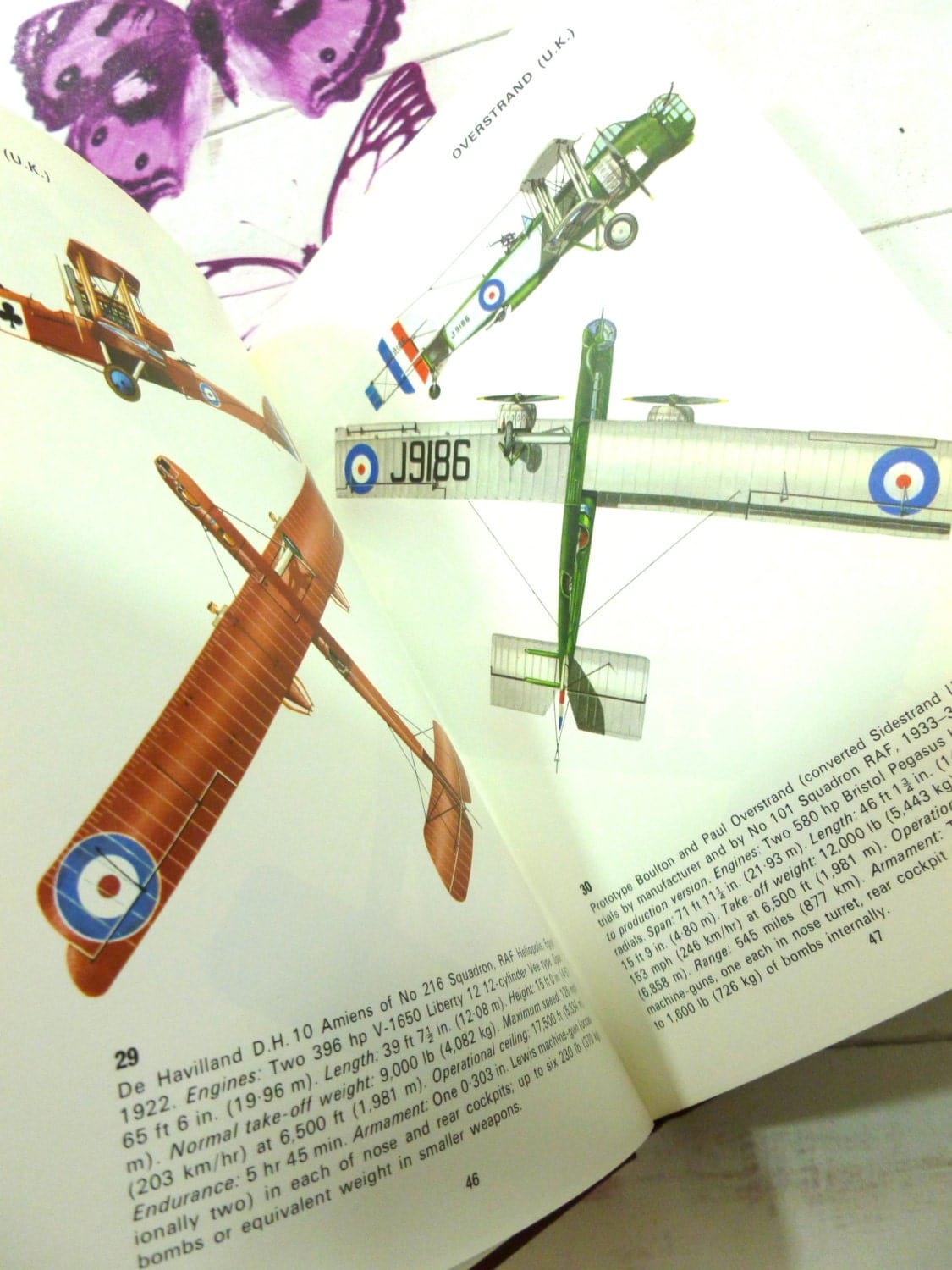 Vintage Book Bombers Between the Wars 1919 - 1939 Kenneth Munson 1st Edition Aircraft Hardback with Dust Wrapper