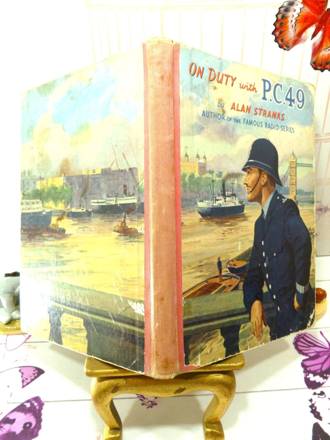 On Duty with PC 49 Boys Book Adventures Policeman Cover Old Vintage Boys Annuals Eagle Comic Radio Interest 1950s