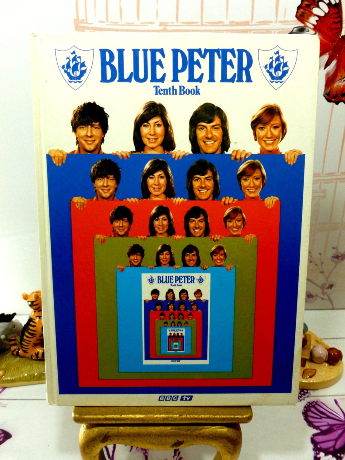 Blue Peter Tenth Book with Rare Paddington Story and Barbie or Sindy Garden Swing to make 1973 Annual