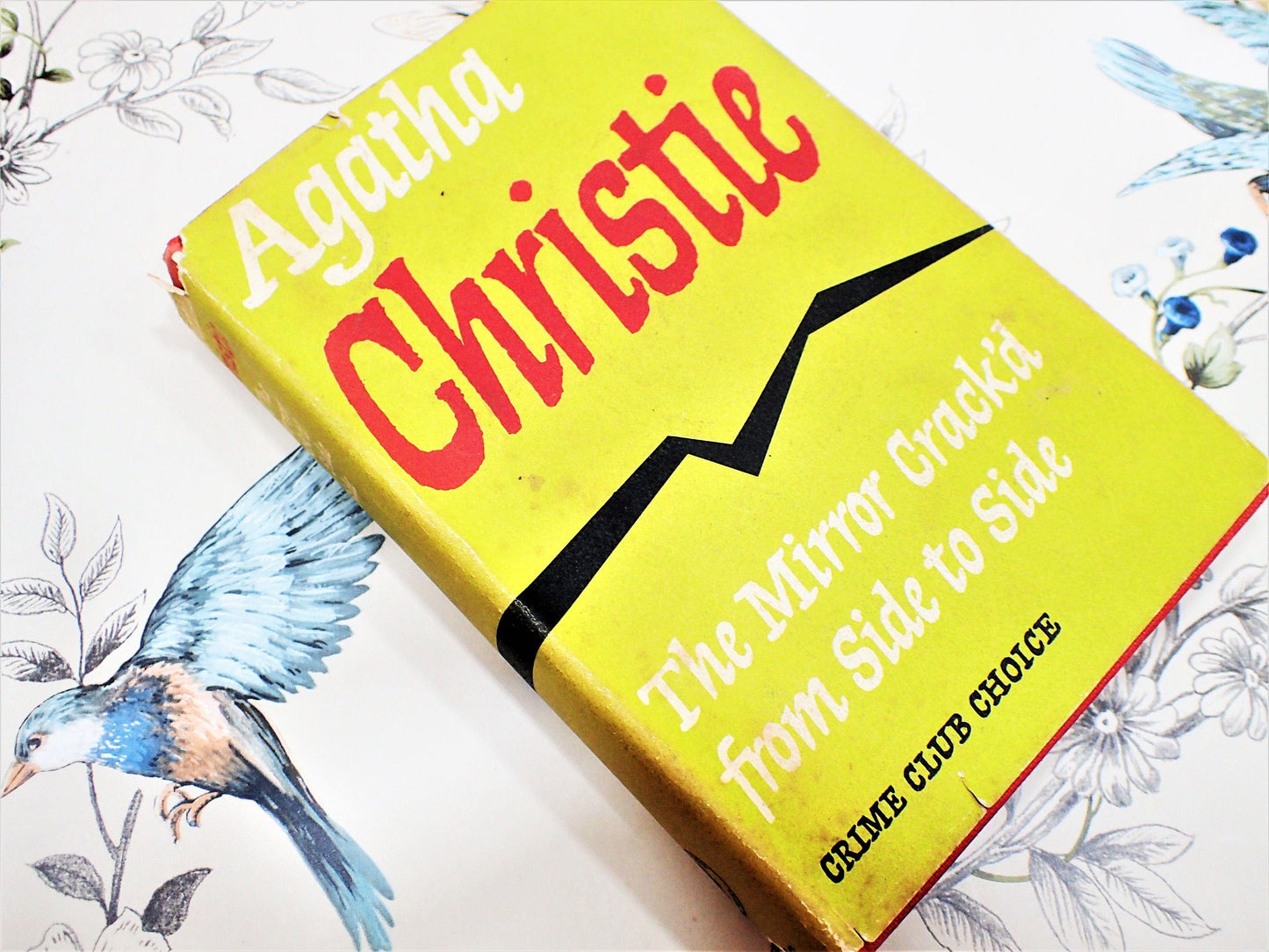 Agatha Christie First Edition The Mirror Crack'd from side to side Collins Crime Club with Dust Wrapper Scarce First Print 1962