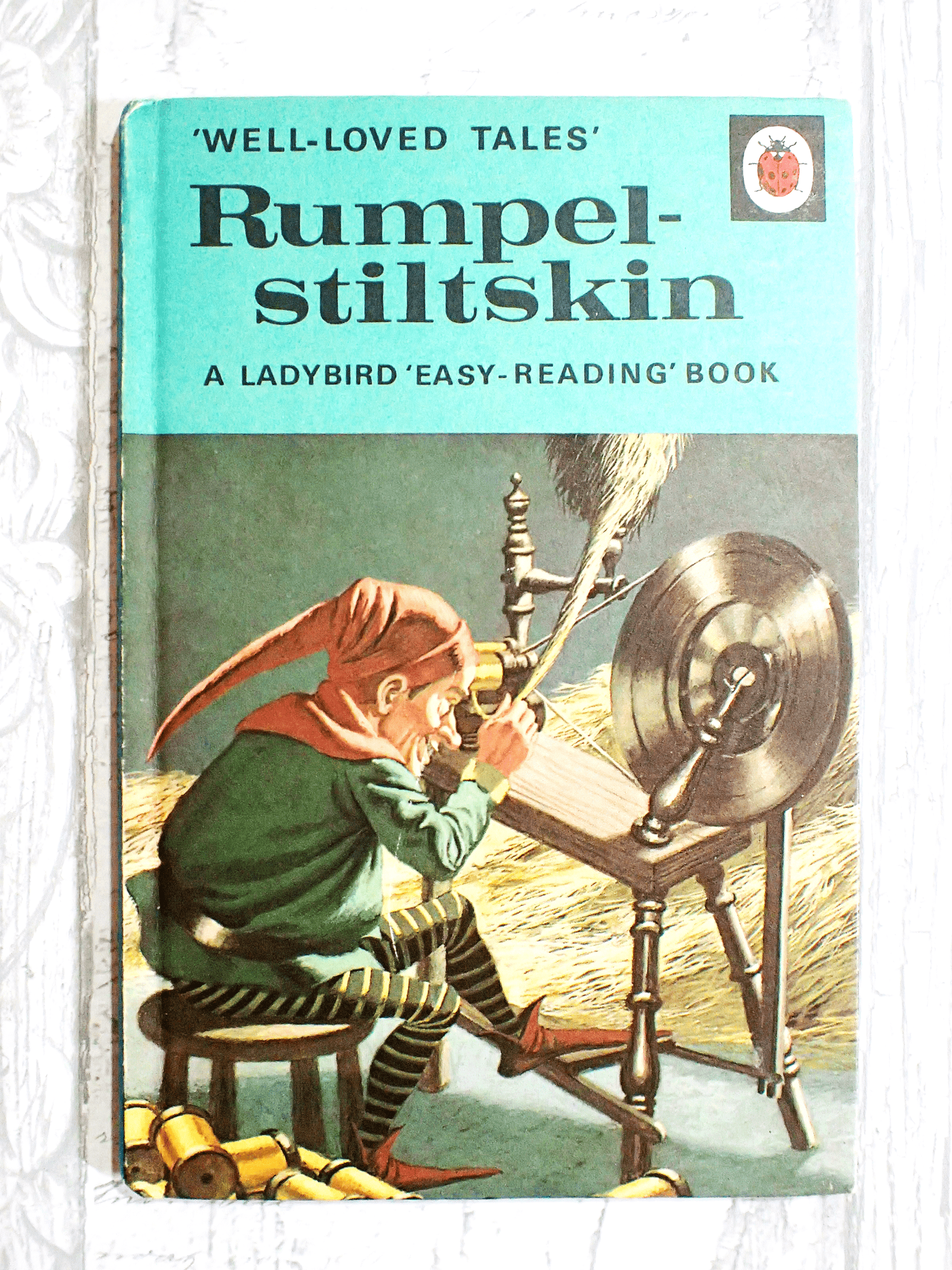 Well Loved Tales Rumpelstiltskin against pale grey background.