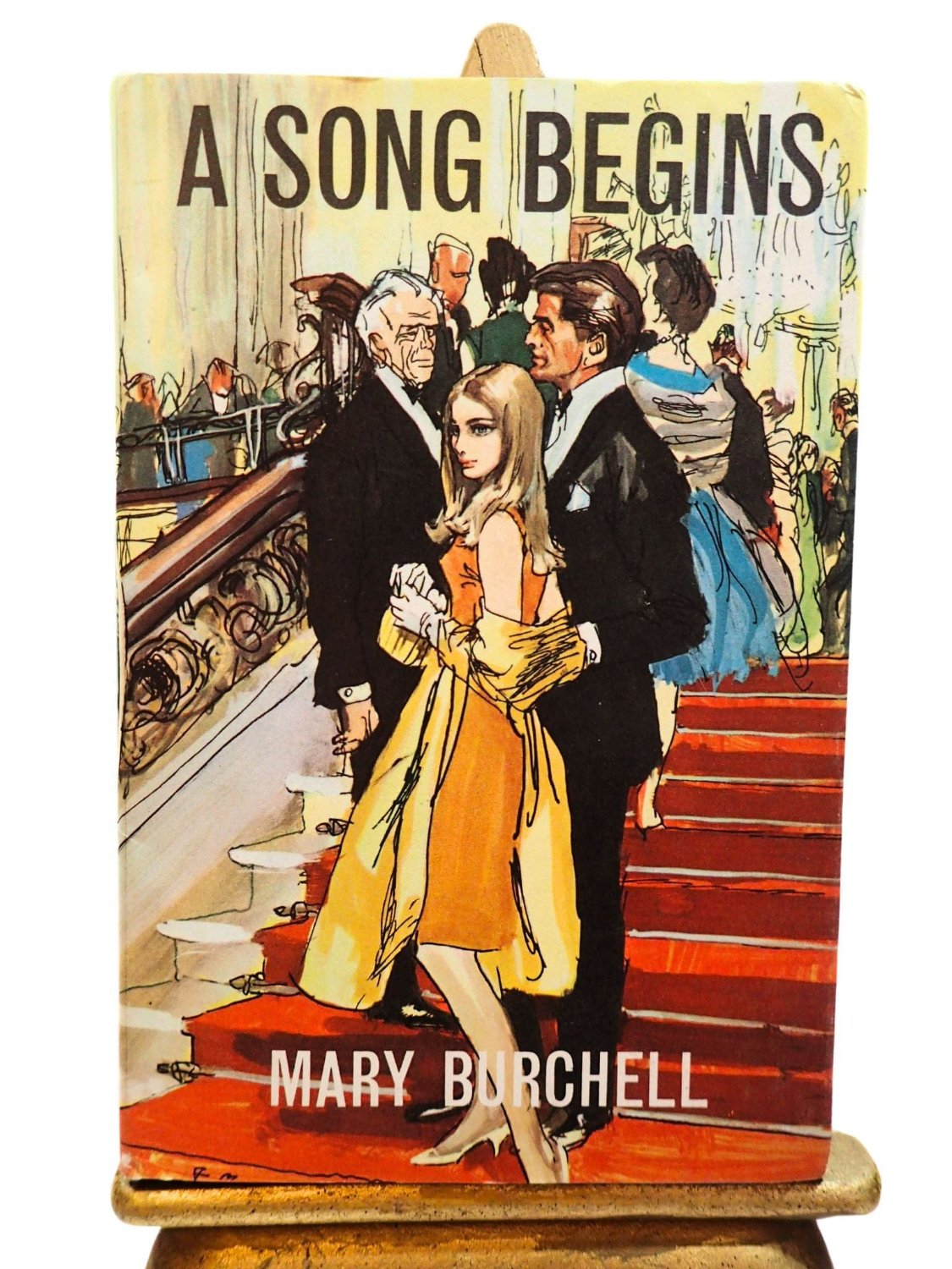 A Song Begins by Mary Burchell 1960's vintage Romance Book
