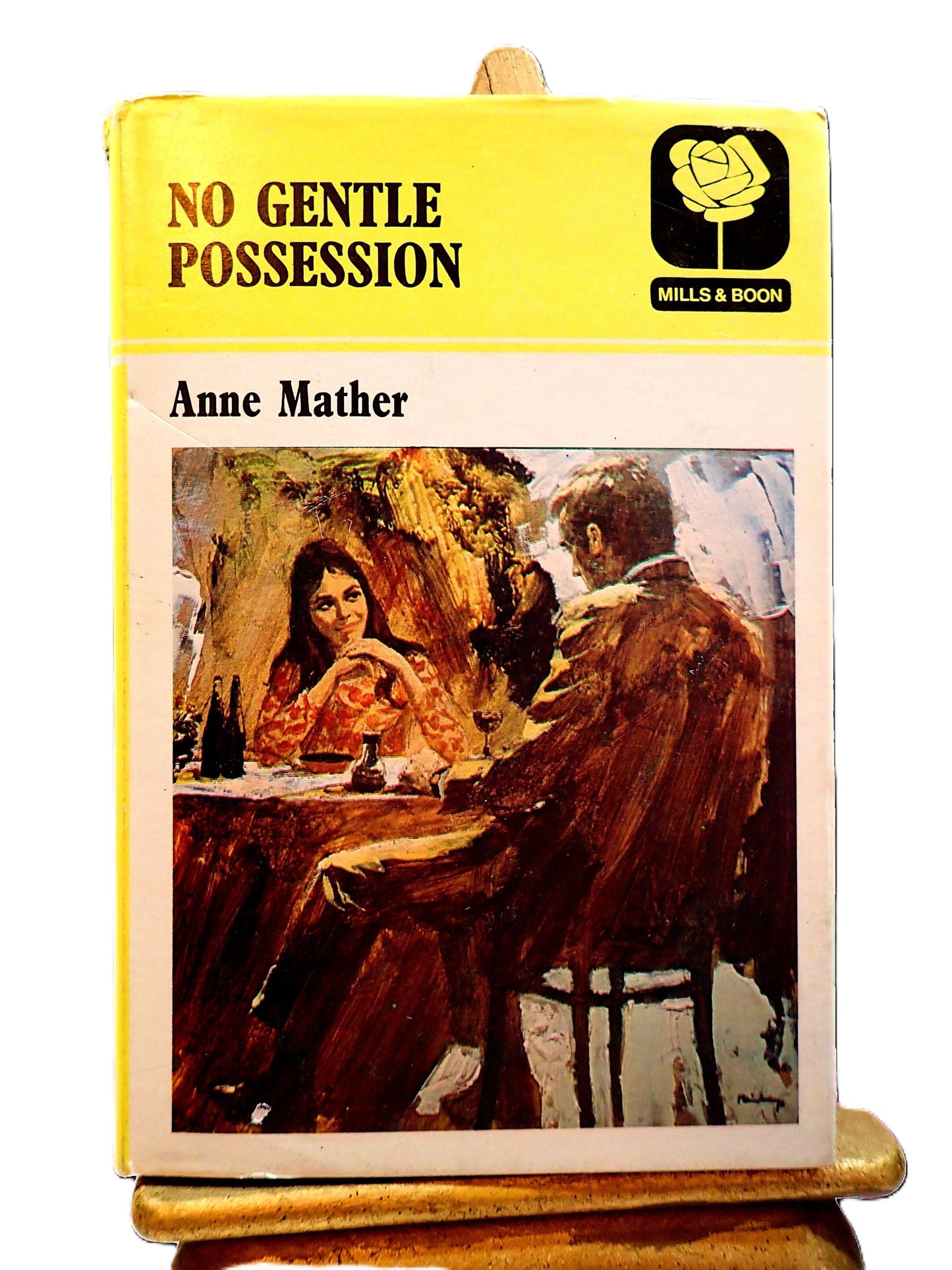 No Gentle Possession Anne Mather Old Romance Book Mills and Boon First Edition