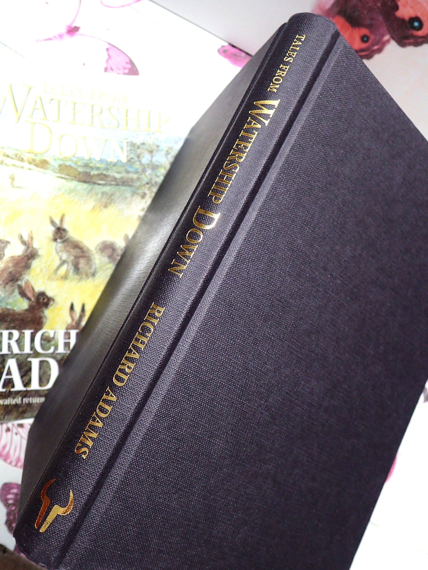Black binding with Gold titles Richard Adams Tales from Watership Down First Edition