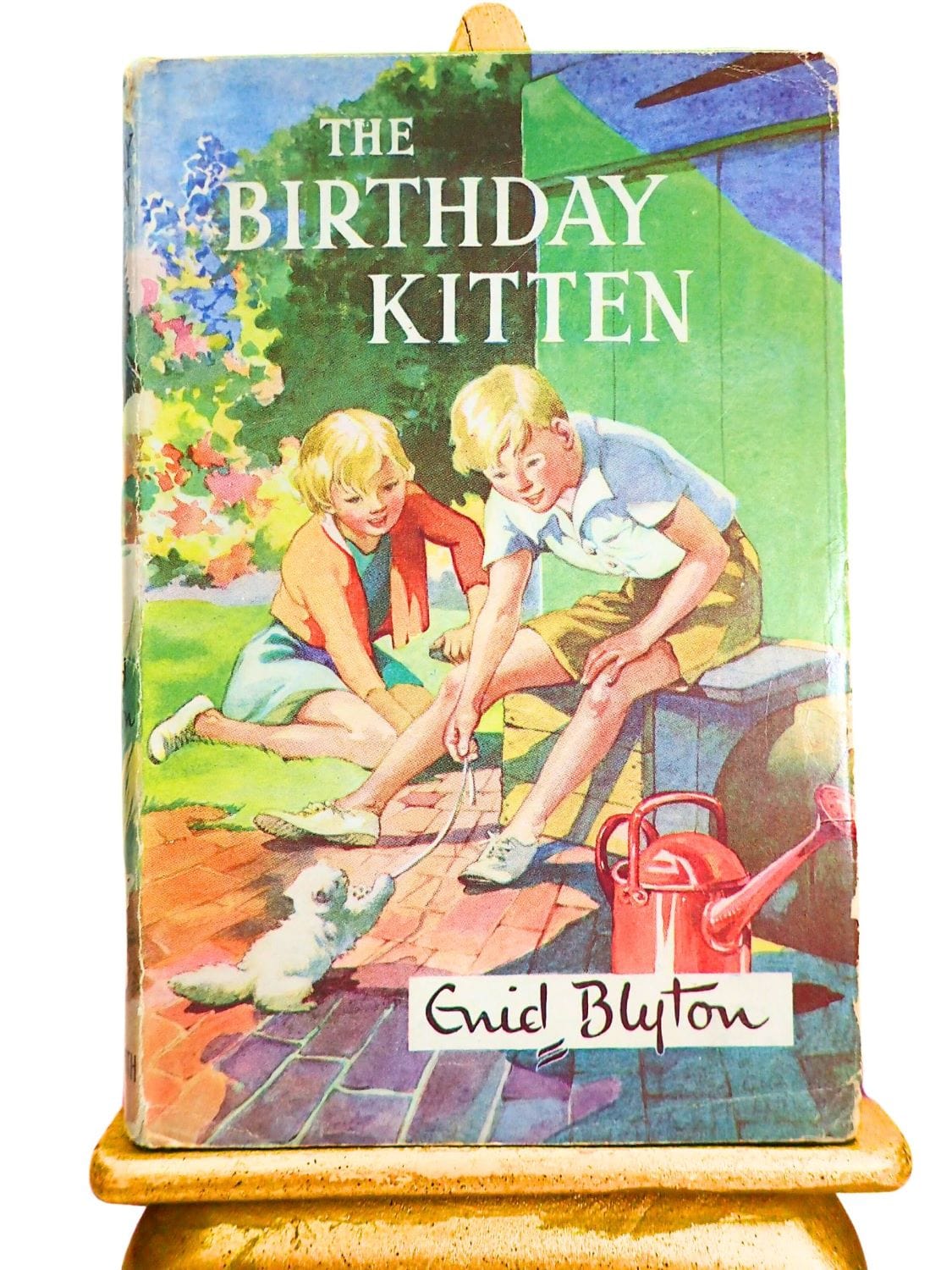 Vintage Enid Blyton Book The Birthday Kitten Old Children's Book