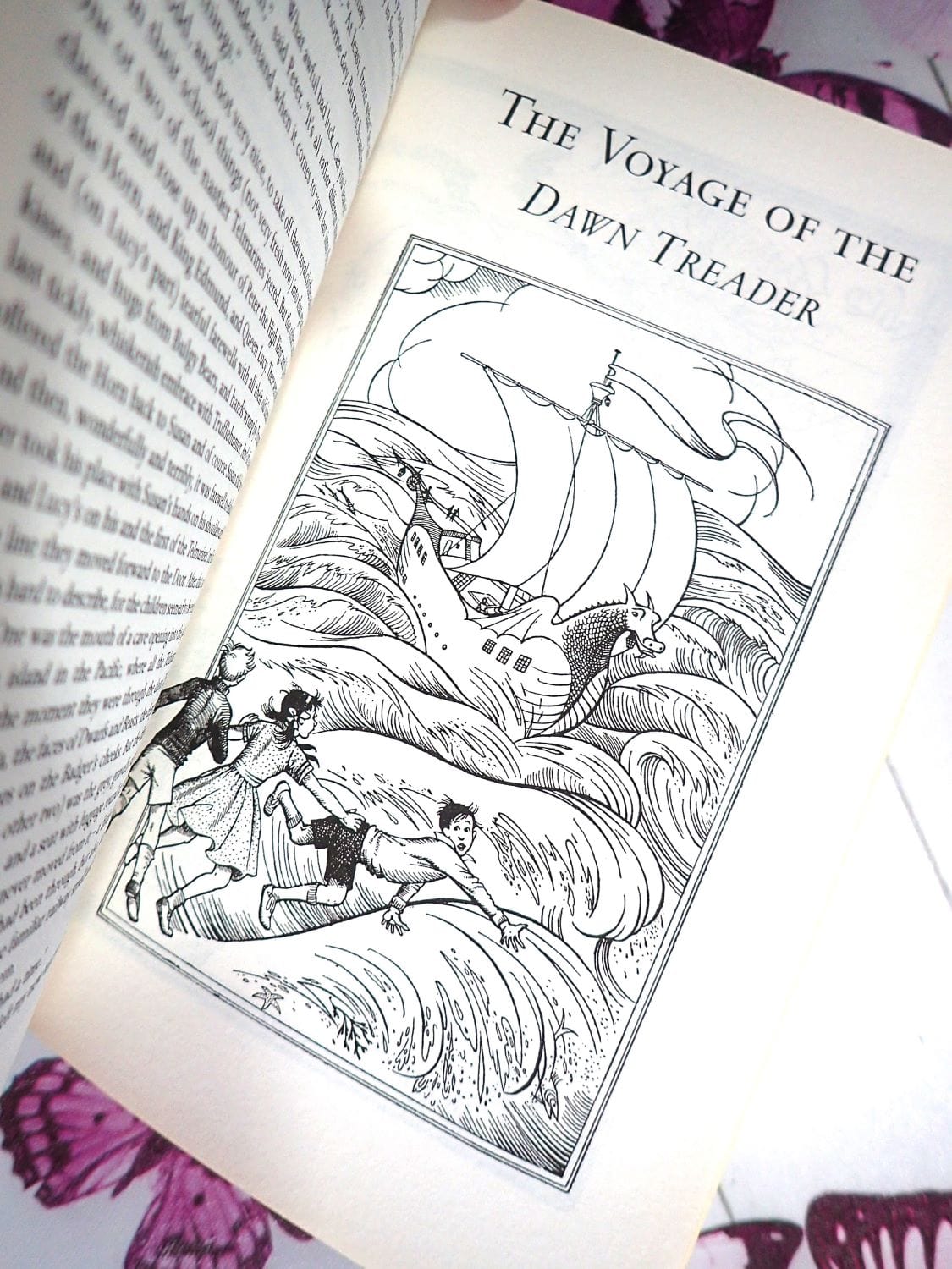 Illustration in First Omnibus Edition of The Chronicles of Narnia by C. S. Lewis