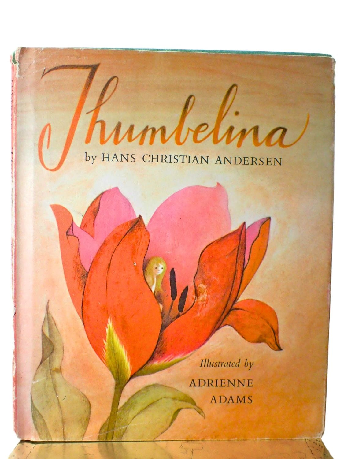 Vintage Children's Book Thumbelina Hans Christian Andersen Fairytale illus. Adrienne Adams