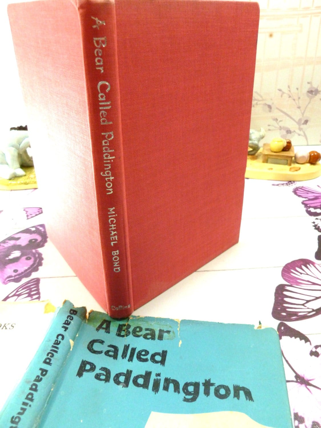 A Bear Called Paddington Vintage Paddington Bear Book First English Edition scarce with Dust Jacket Peggy Fortnum Illustrator 4th print