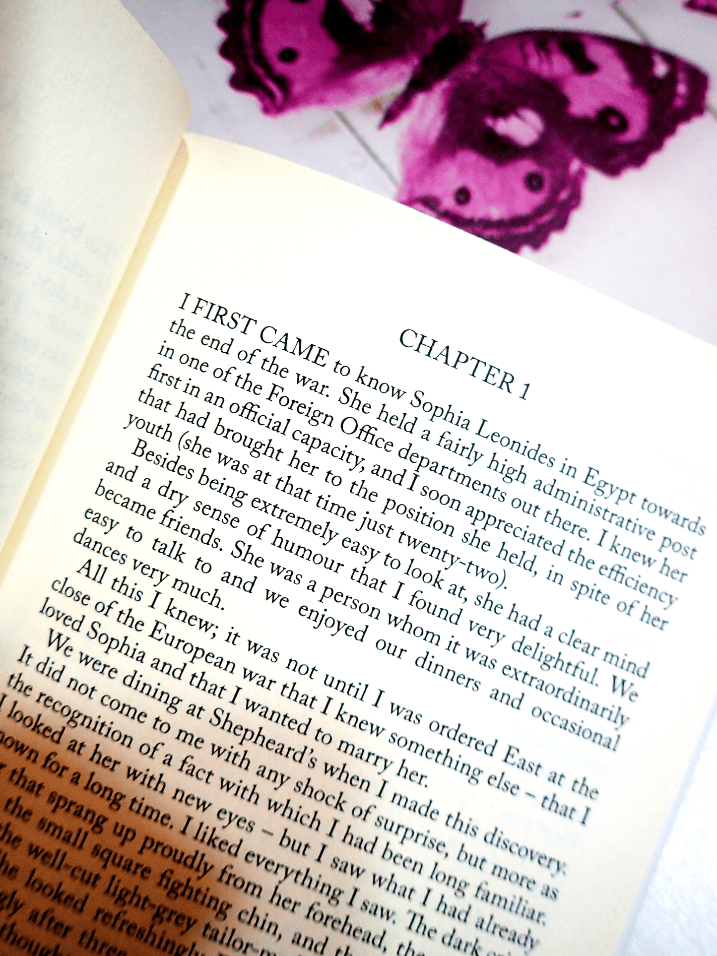 First page of Crooked House Agatha Christie Hardback Facsimile vintage Book