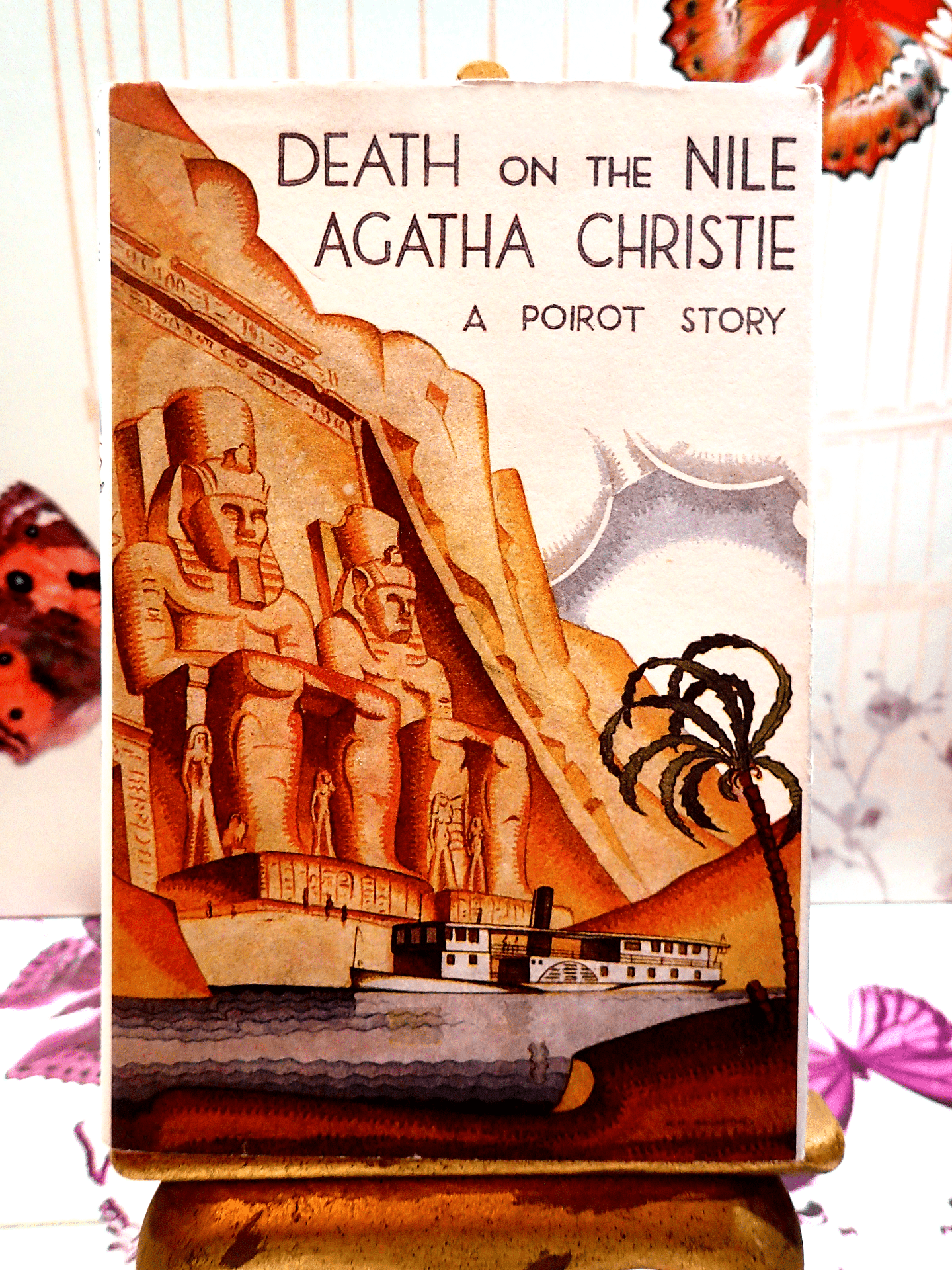 Death on the Nile Agatha Christie Vintage Book Crime Club Facsimile Ha –  Kittys Tales