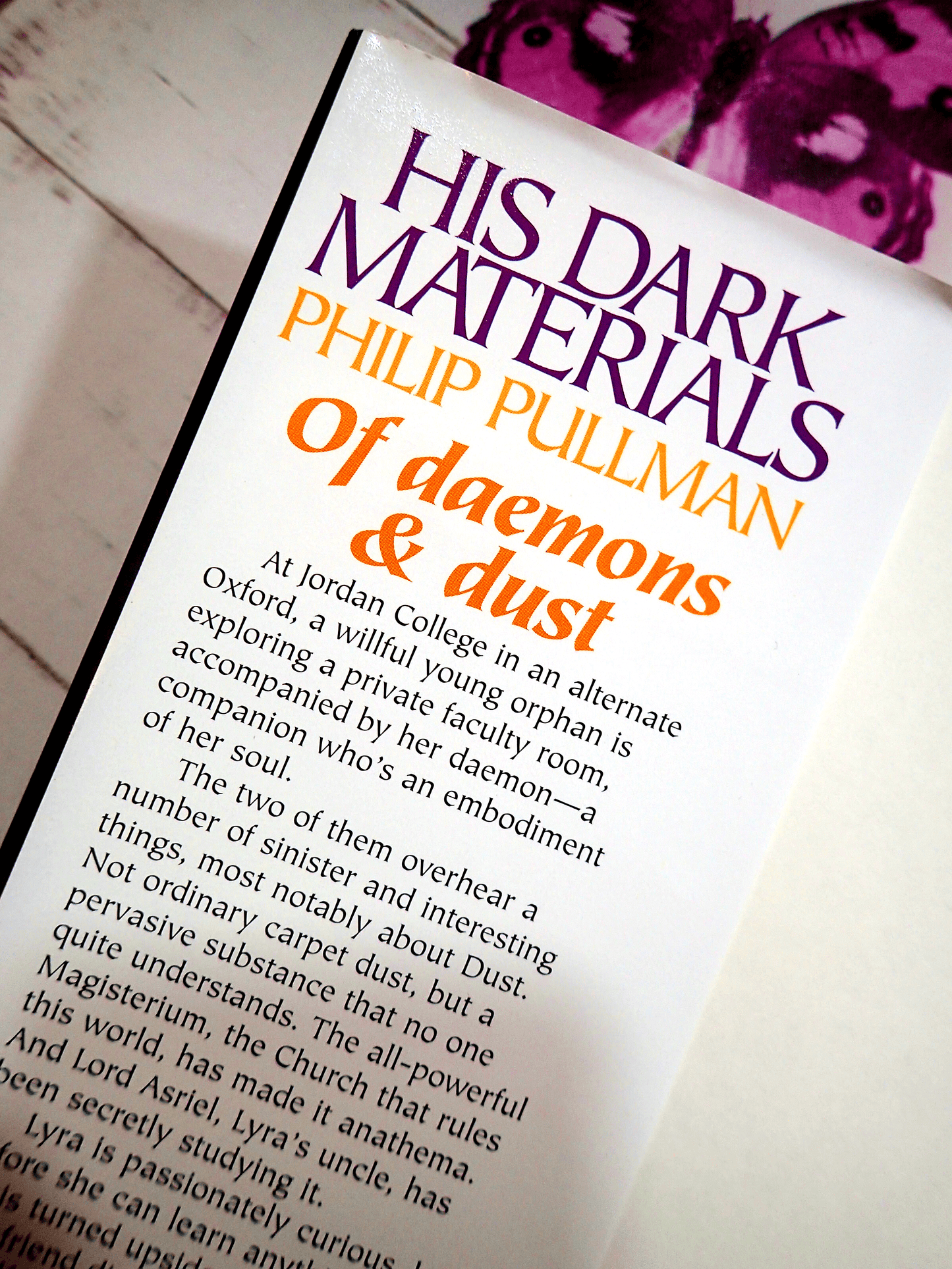 Of Daemons and Dust Blurb for His Dark Materials Omnibus Philip Pullman Science Fiction Book Club First Edition Scarce Signed
