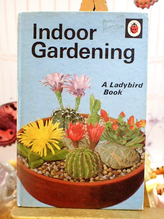 Vintage Ladybird Book Indoor Gardening cacti on cover