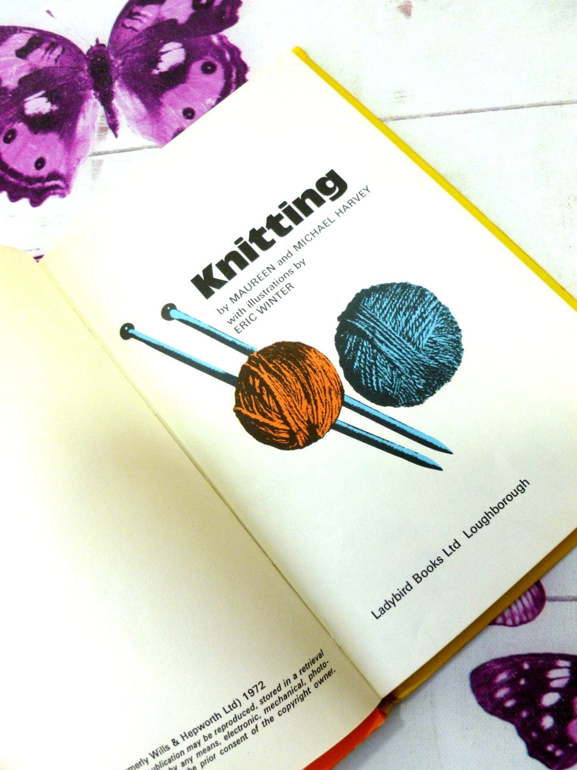 Knitting by Maureen and Michael Harvey vintage Ladybird book