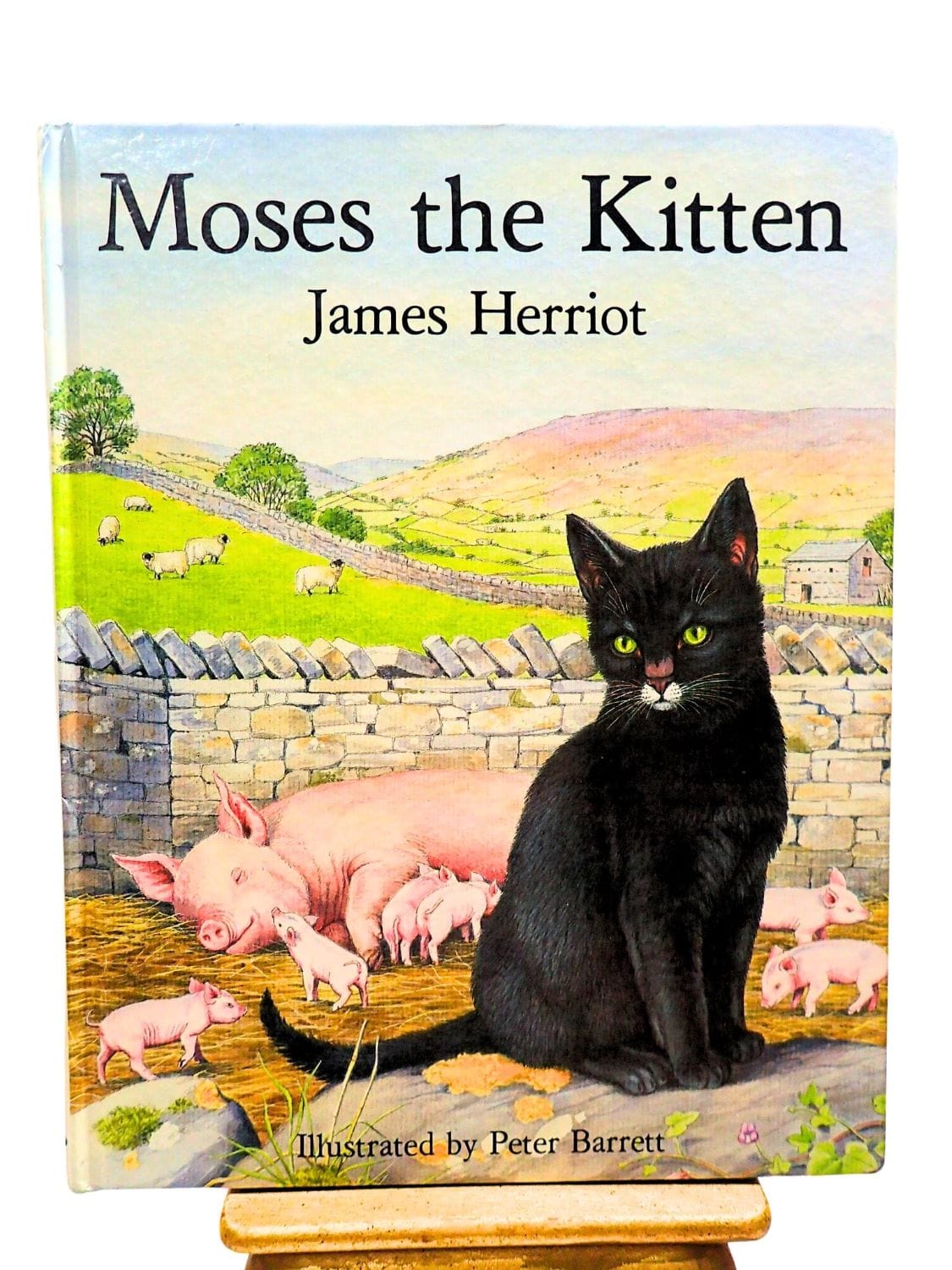 Moses the Kitten James Herriot Vintage Children's Book Rescue Cat and Pig Bedtime Story