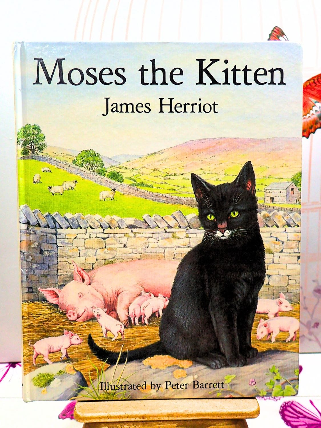 Moses the Kitten James Herriot Vintage Children's Book Rescue Cat and Pig Bedtime Story