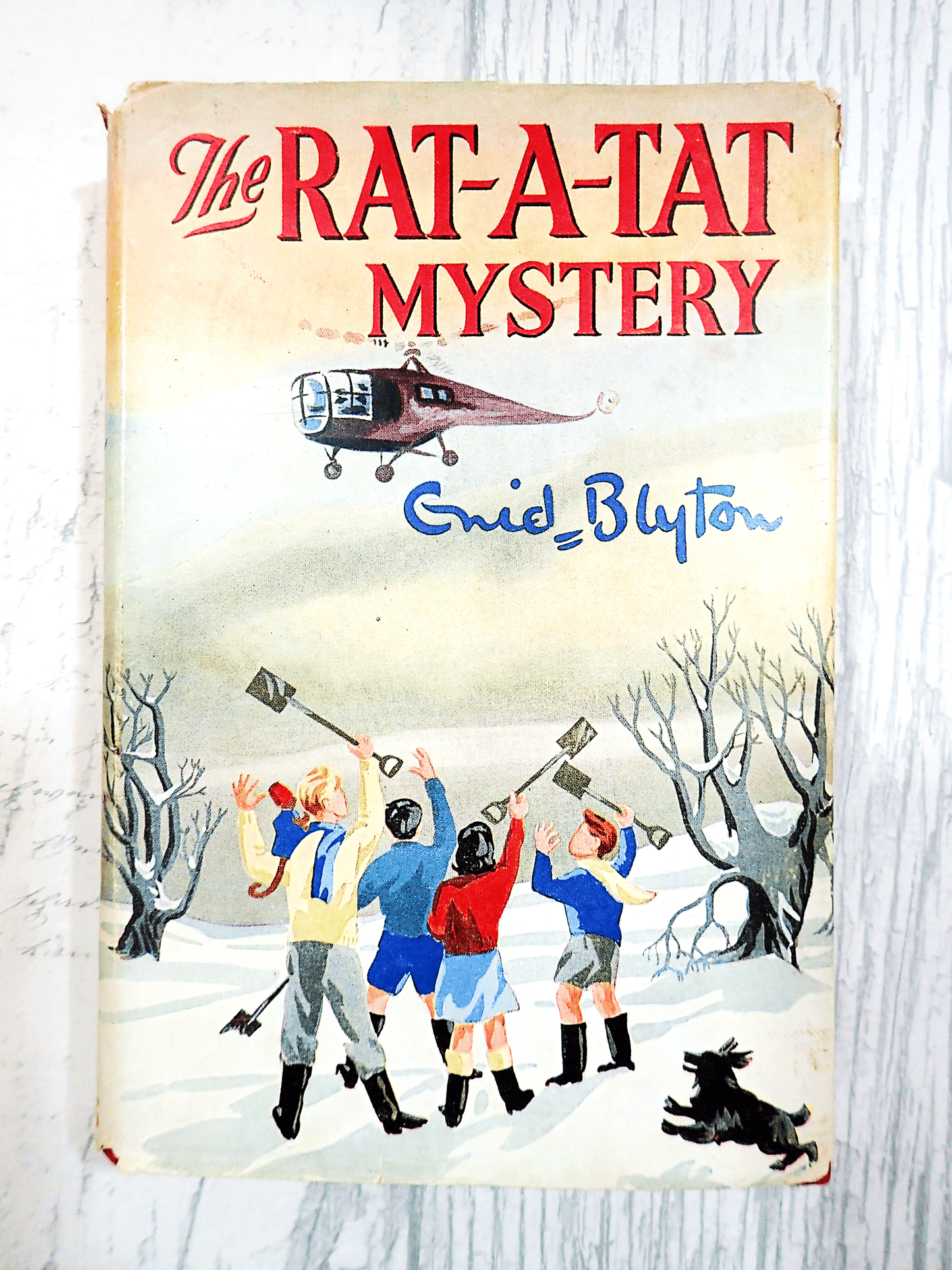 The Rat-A-Tat Mystery by Enid Blyton Vintage Children's Book Collins First Edition 2nd Imp.