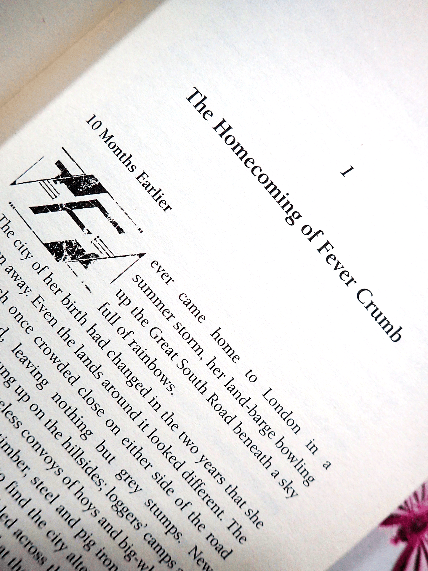 First Page of Scriveners Moon Philip Reeve Signed Book Limited First Editiion: The Homecoming of Fever Crumb