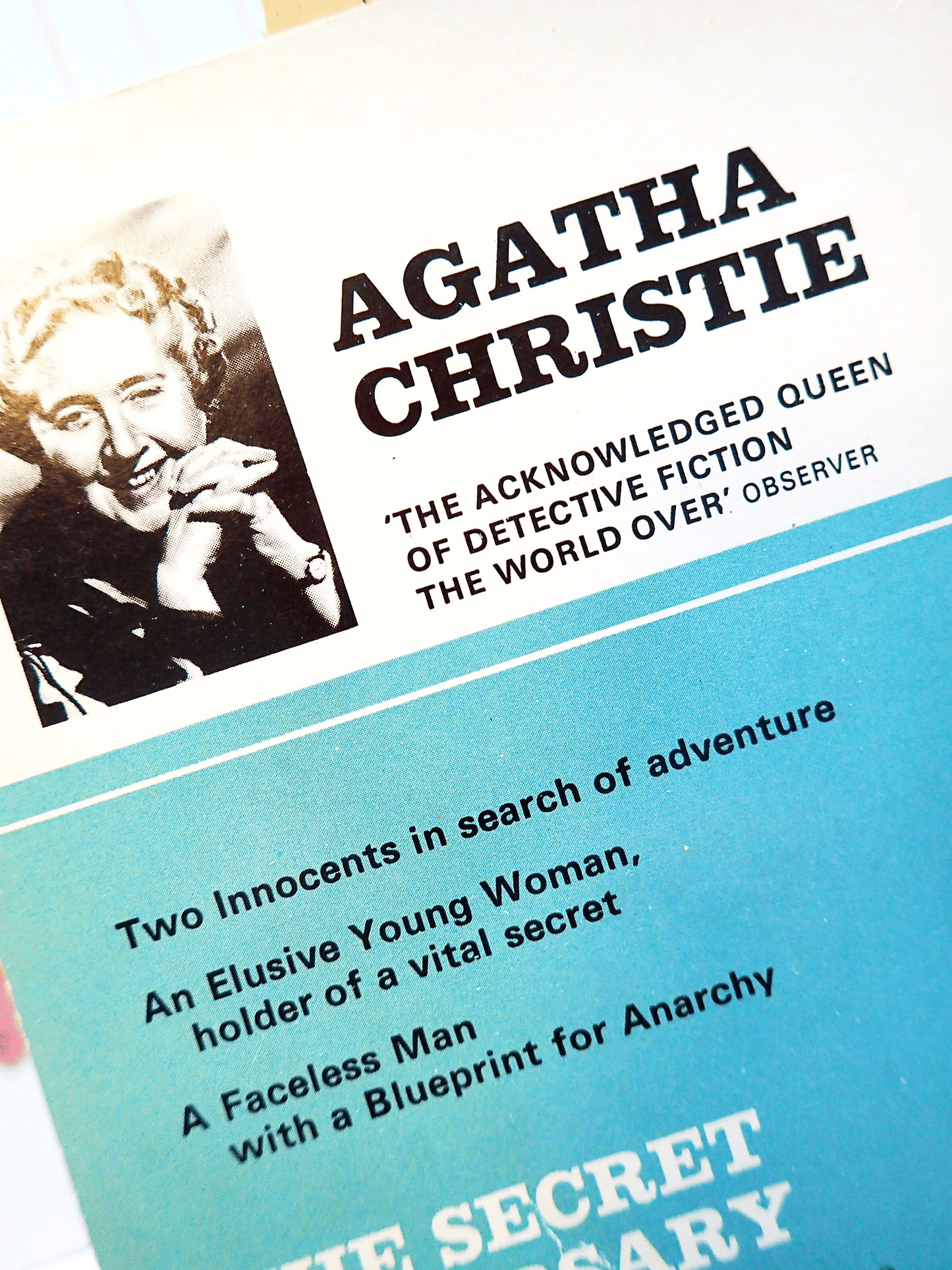 The Secret Adversary Agatha Christie 1970's Vintage Pan Paperback Classic Crime Fiction Book
