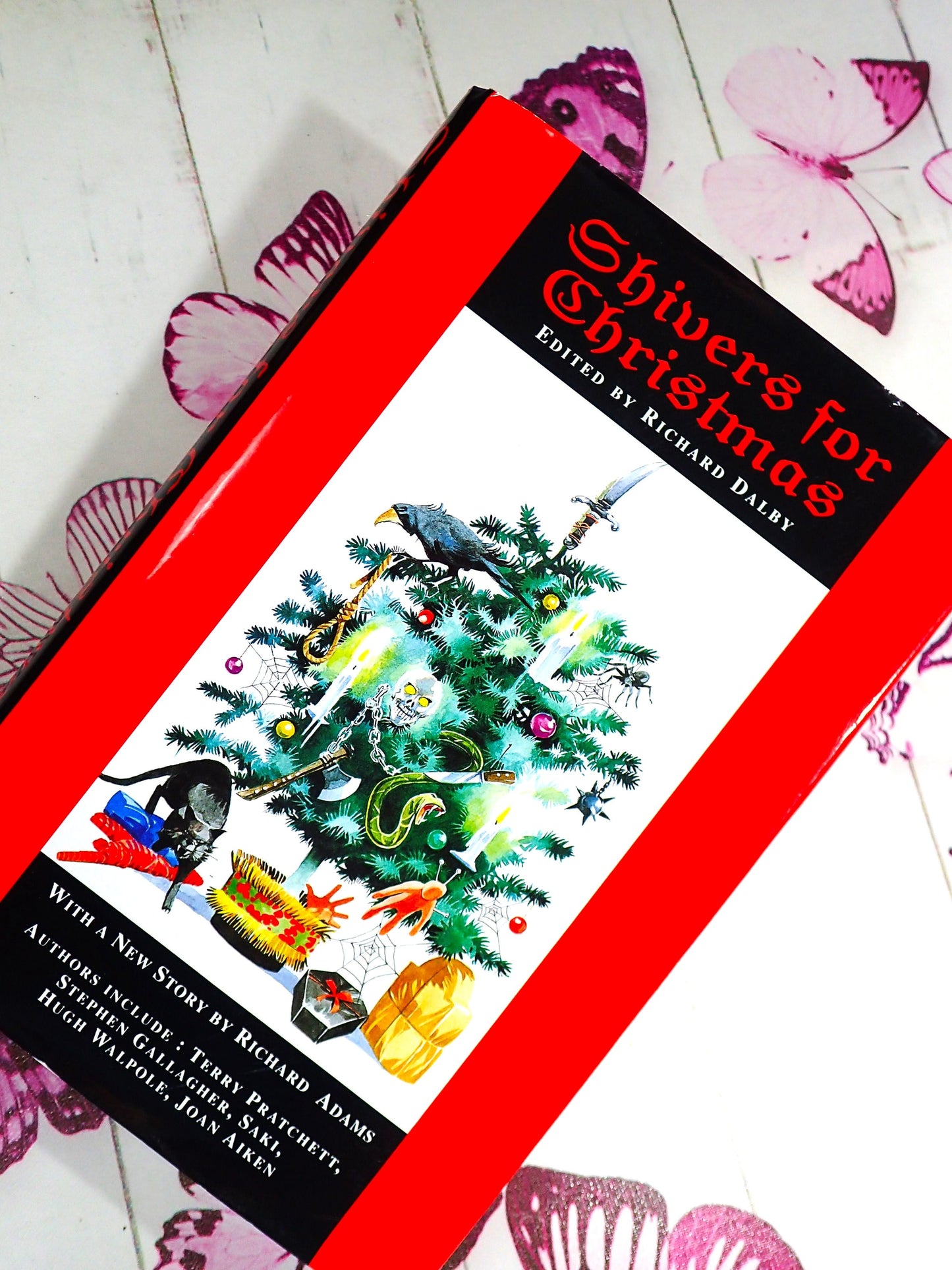 Front cover of Shivers for Christmas by Richard Dalby First Edition Vintage Ghost Story Book