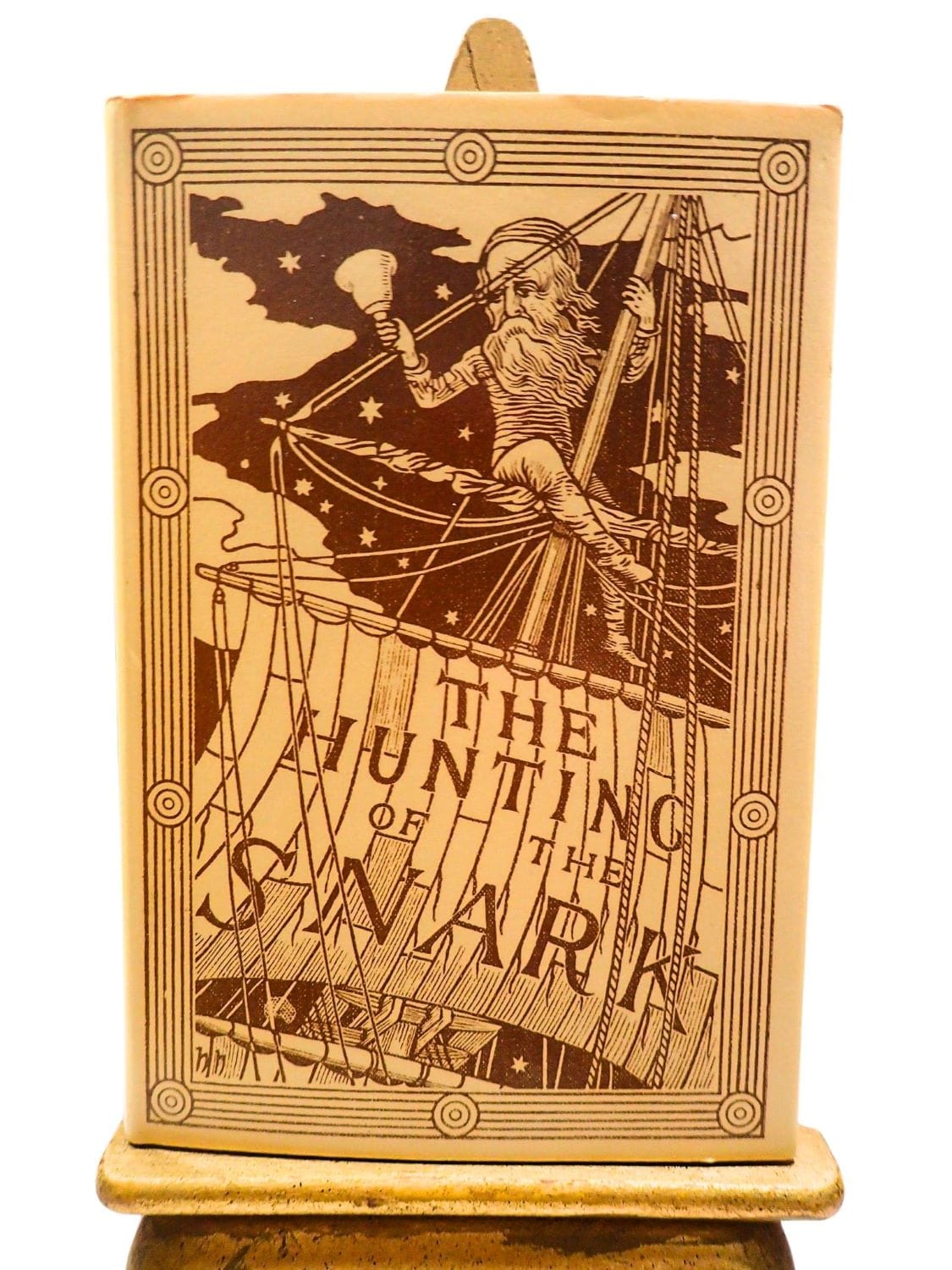 Vintage book 'The Hunting of the Snark' poem by Lewis Carroll first edition facsimile