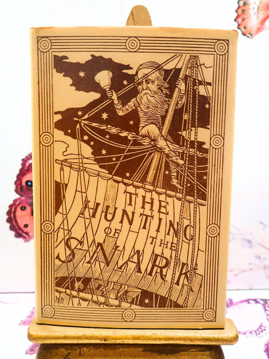 Vintage book 'The Hunting of the Snark' by Lewis Carroll first edition facsimile