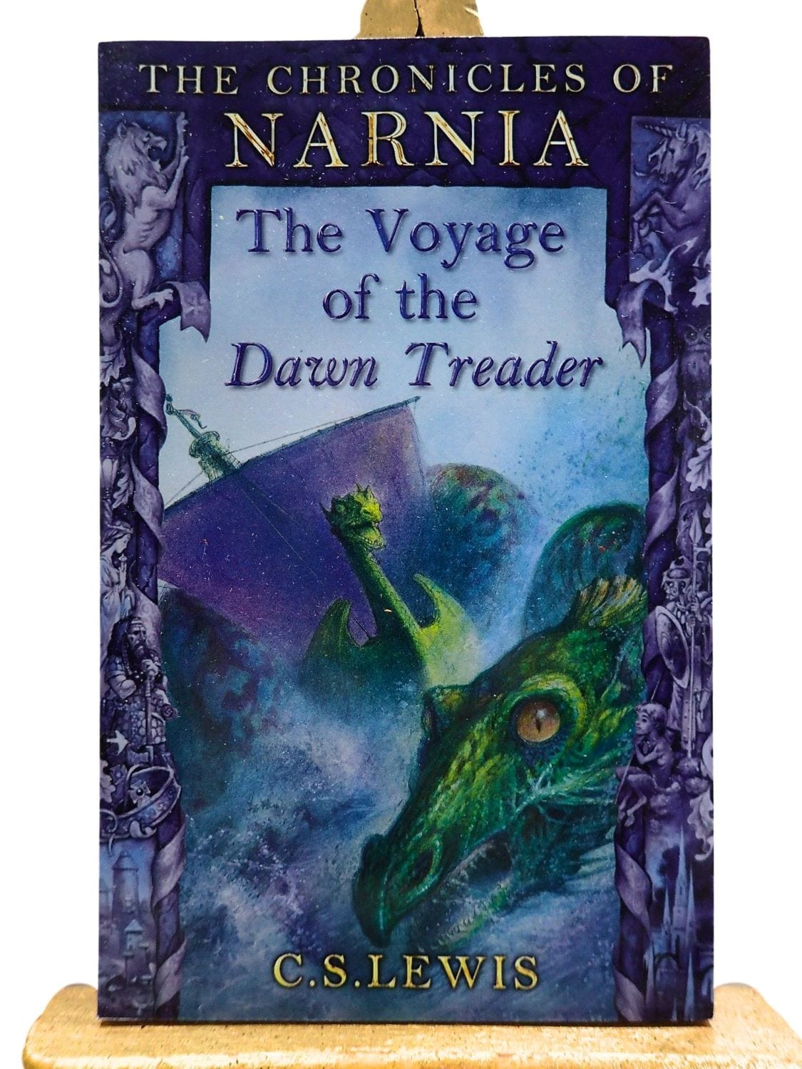 Vintage children's book The Voyage of the Dawn Treader C. S. Lewis Paperback edition