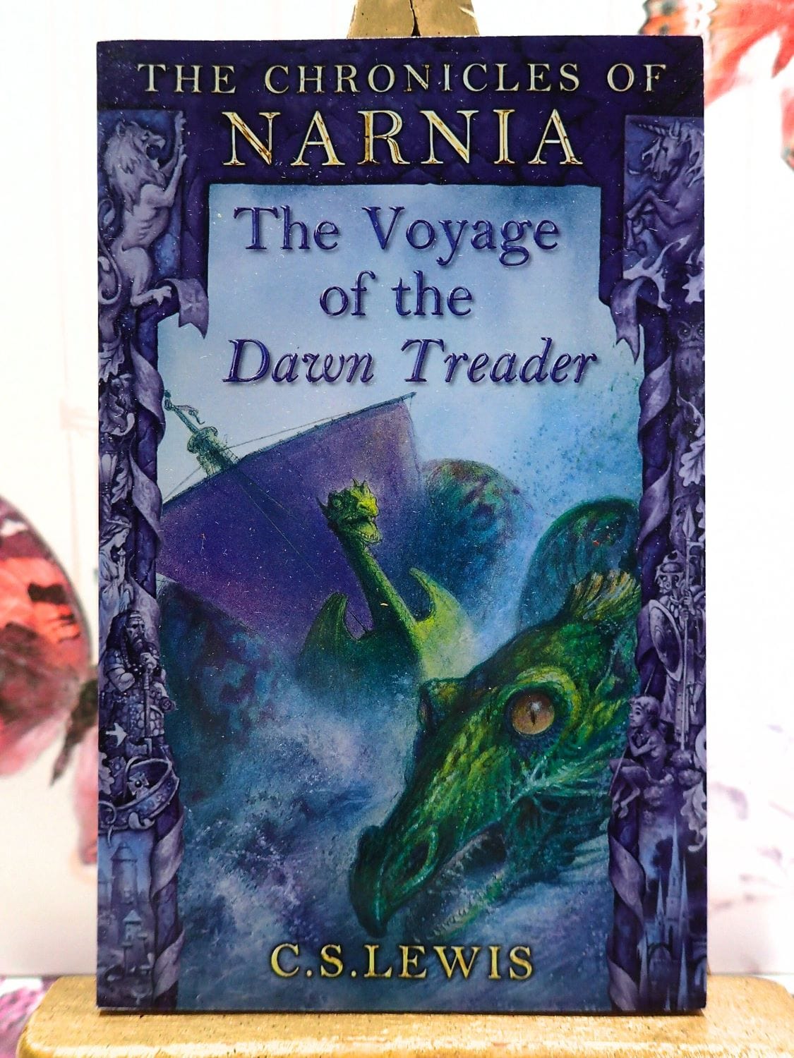 Vintage children's book The Voyage of the Dawn Treader C. S. Lewis Paperback edition