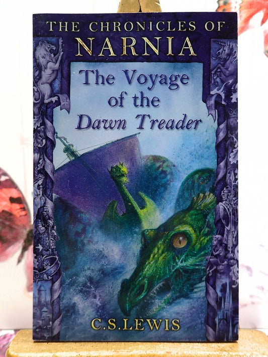 Vintage children's book The Voyage of the Dawn Treader C. S. Lewis Paperback edition