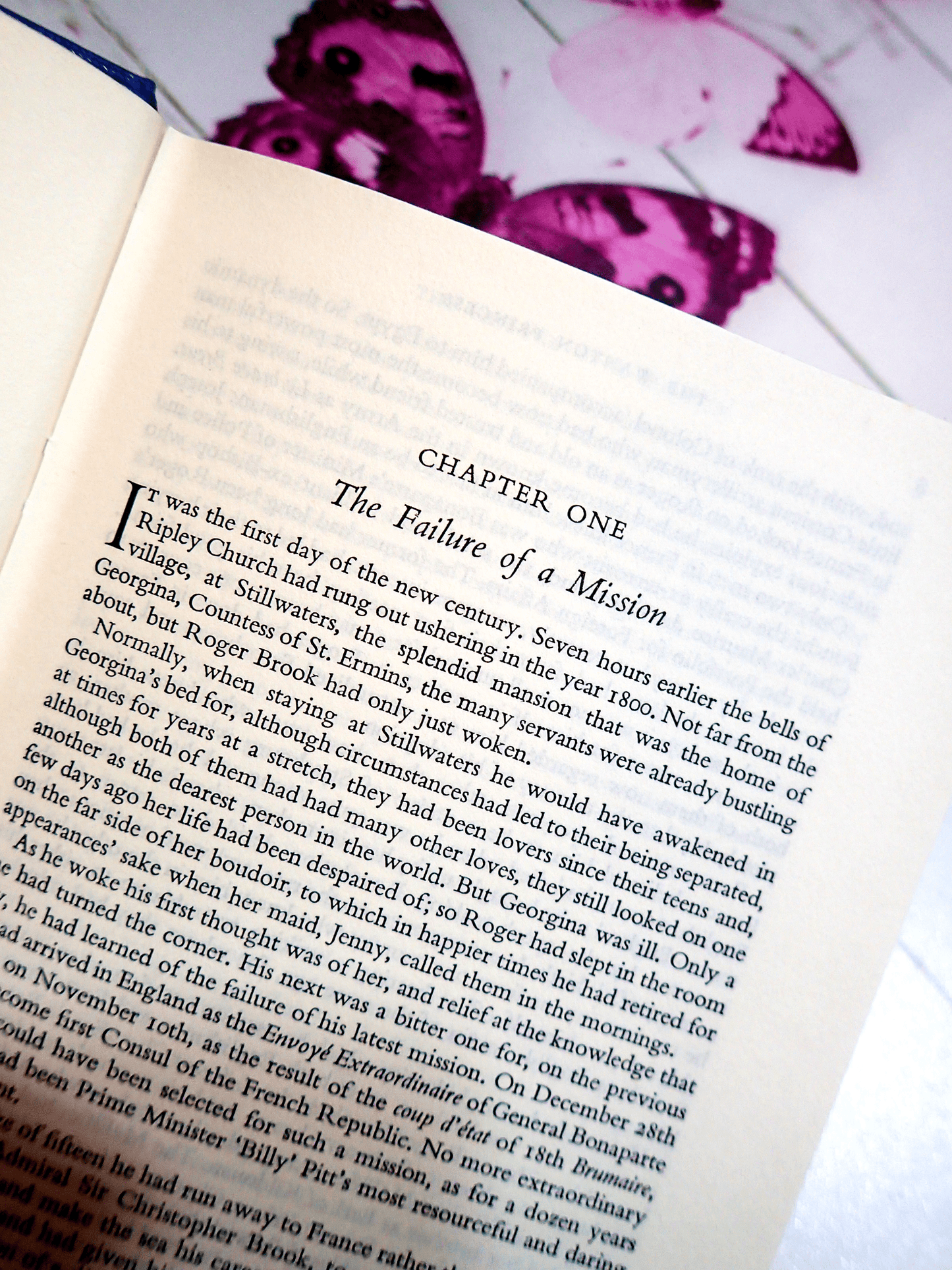 First page of The Wanton Princess Dennis Wheatley BCA showing text: Chapter One. The failure of a Mission.