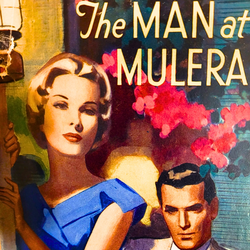 Old Romance books and novels romantic couple on the cover.