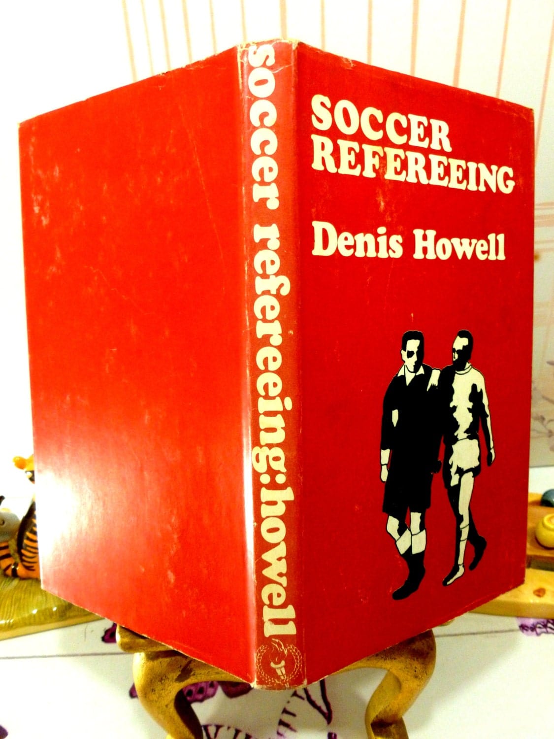 Soccer Refereeing, How to Referee Guide Handbook, Sportsmans Book Club 1st Edition 1960s Hardback with Dustcover