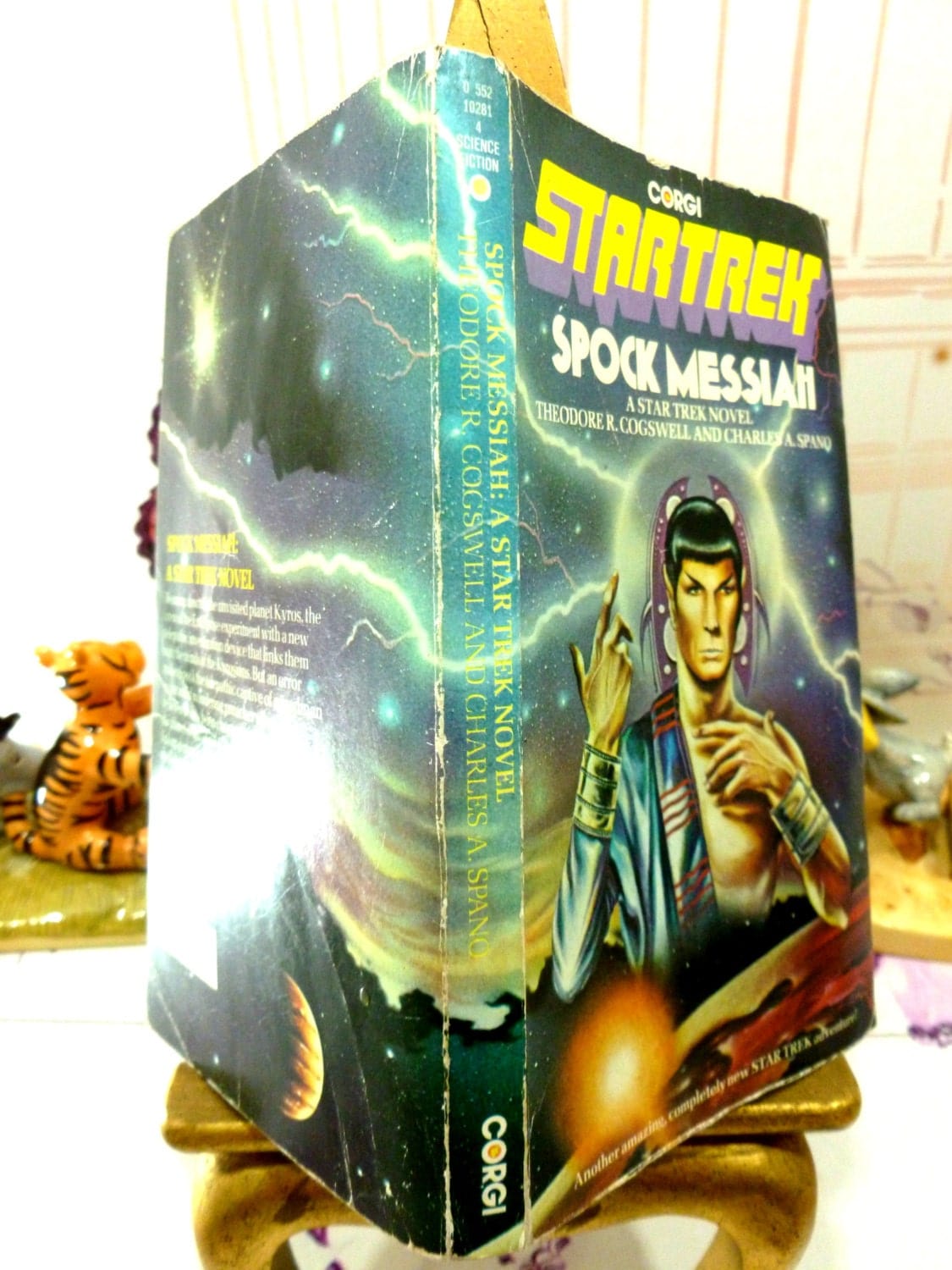 Star Trek Spock Messiah 1st Ed 1st Printing Star Trek Novel Corgi Paperback Cogswell and Spano 1977