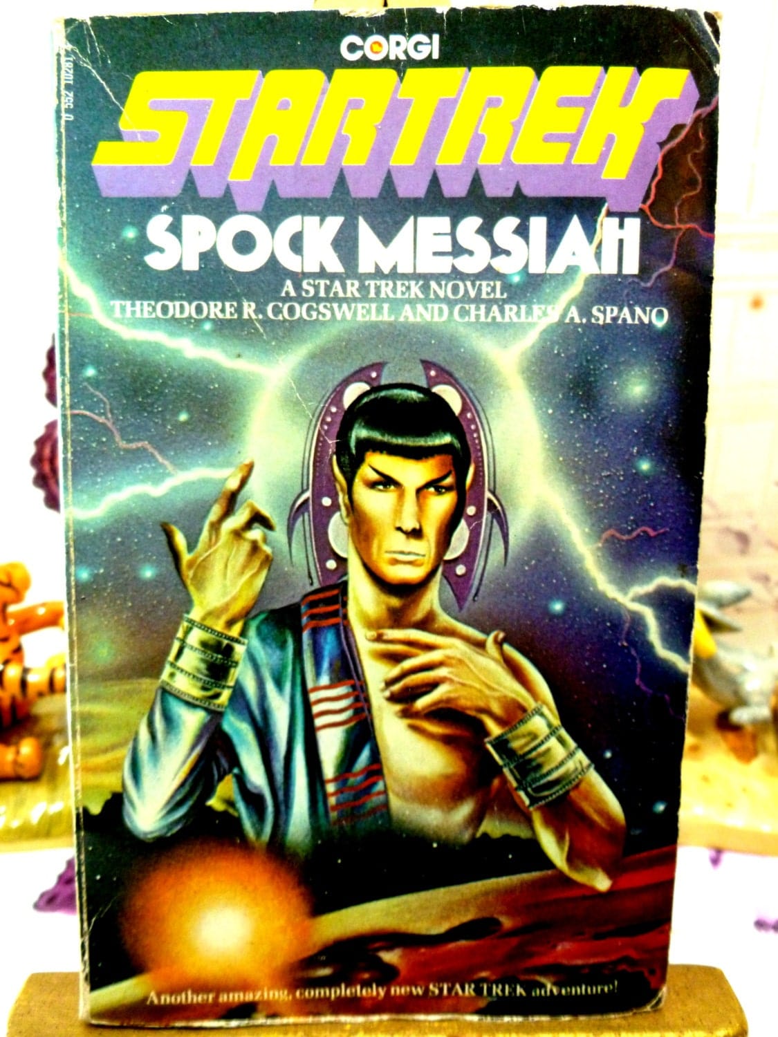 Star Trek Spock Messiah 1st Ed 1st Printing Star Trek Novel Corgi Paperback Cogswell and Spano 1977