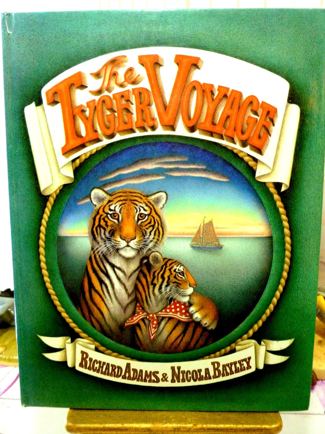 The Tyger Voyage Richard Adams Watership Down Author Vintage Children's Book 1st Ed.