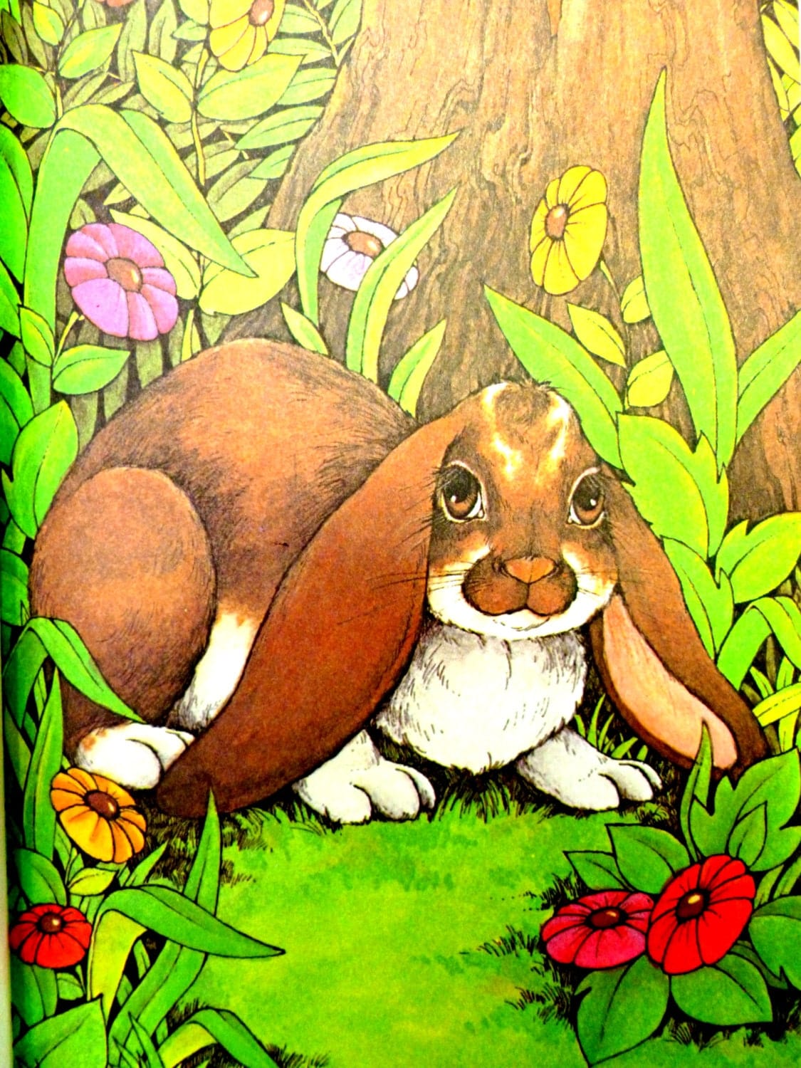 Leo the Lop Fun Lop Eared Bunny Rabbit Vintage Childrens Story Book Hardcover Cosgrove