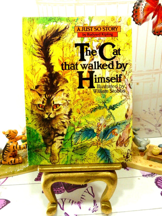 The Cat that Walked by Himself Rudyard Kipling Beautifully Illustrated Vintage Childrens Book 1st Edition Thus 1980s