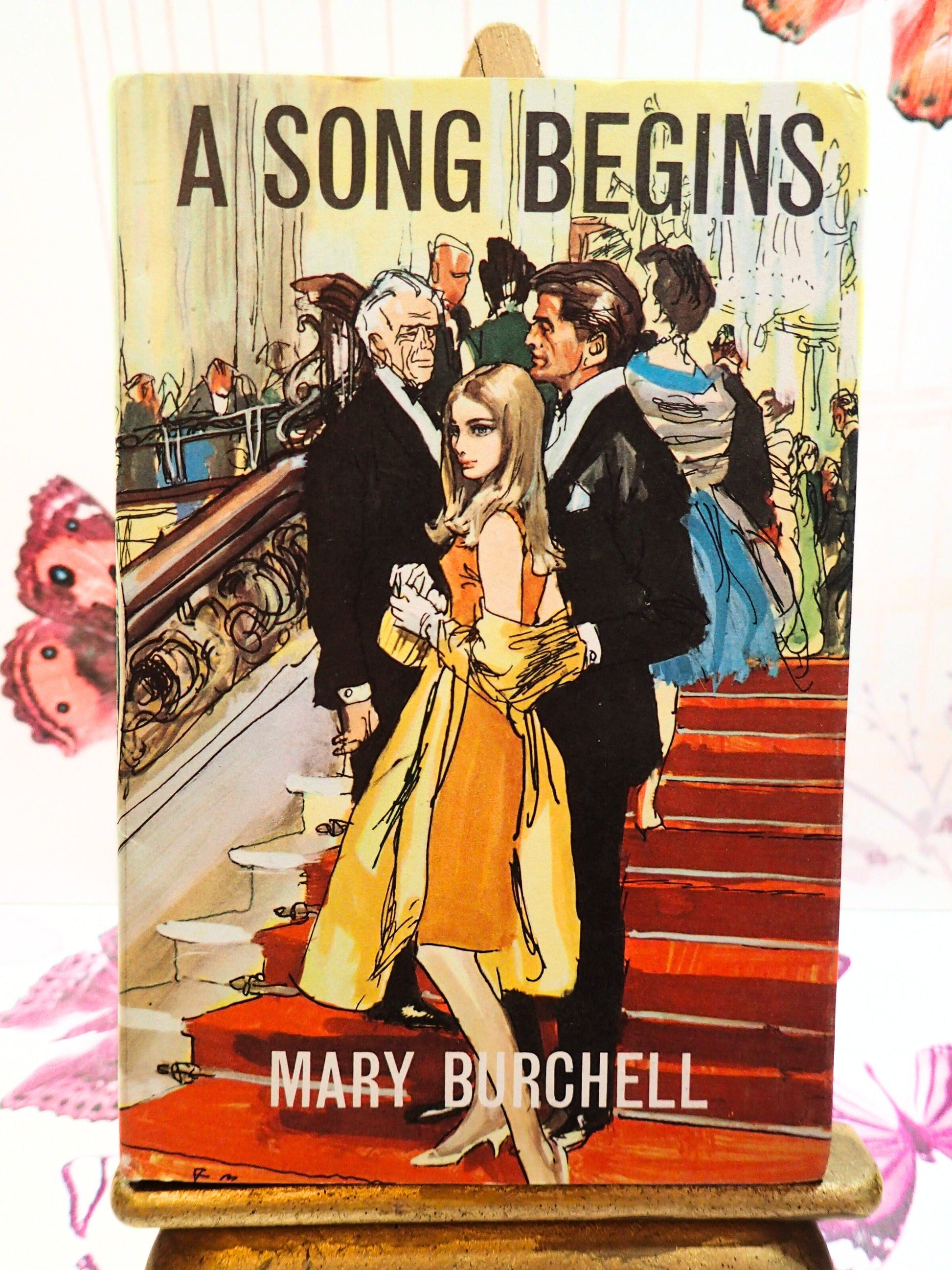 A Song Begins by Mary Burchell 1960's vintage Romance Book