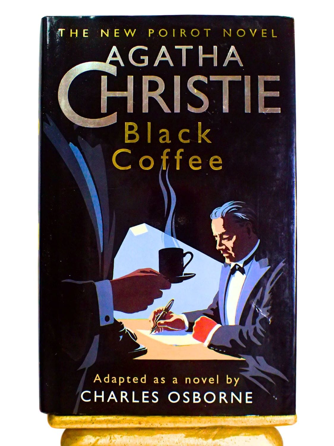 First Edition Agatha Christie Black Coffee Vintage Crime Book Poirot Play Adapted by Charles Osborne