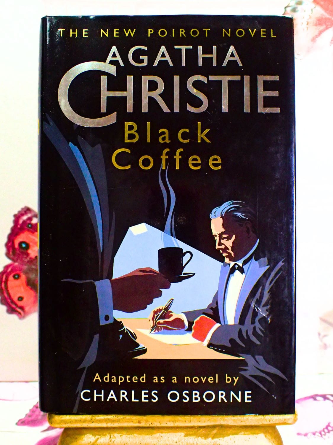 First Edition Agatha Christie Black Coffee Vintage Crime Book Poirot Play Adapted by Charles Osborne